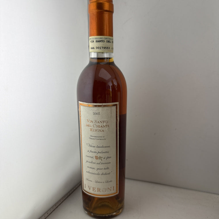 I Veroni Vin Santo del Chianti Rufina 2003 375ml Dessert Wine