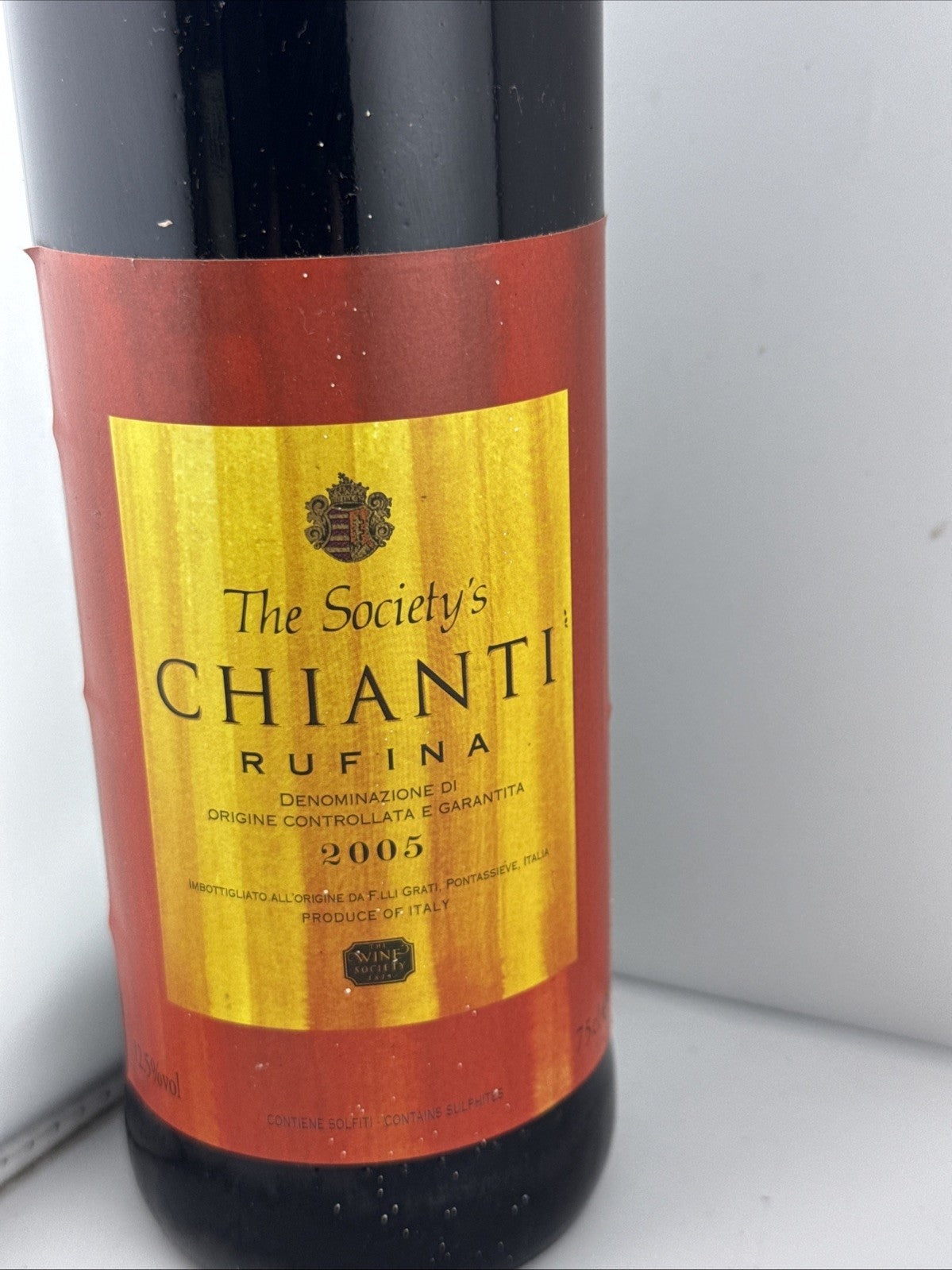 The Wine Society Chianti Rufina DOCG 2005 F.lli Grati Tuscany Red Wine 75cl