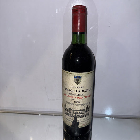 1981 Château Ramage La Batisse Haute Medoc French Red