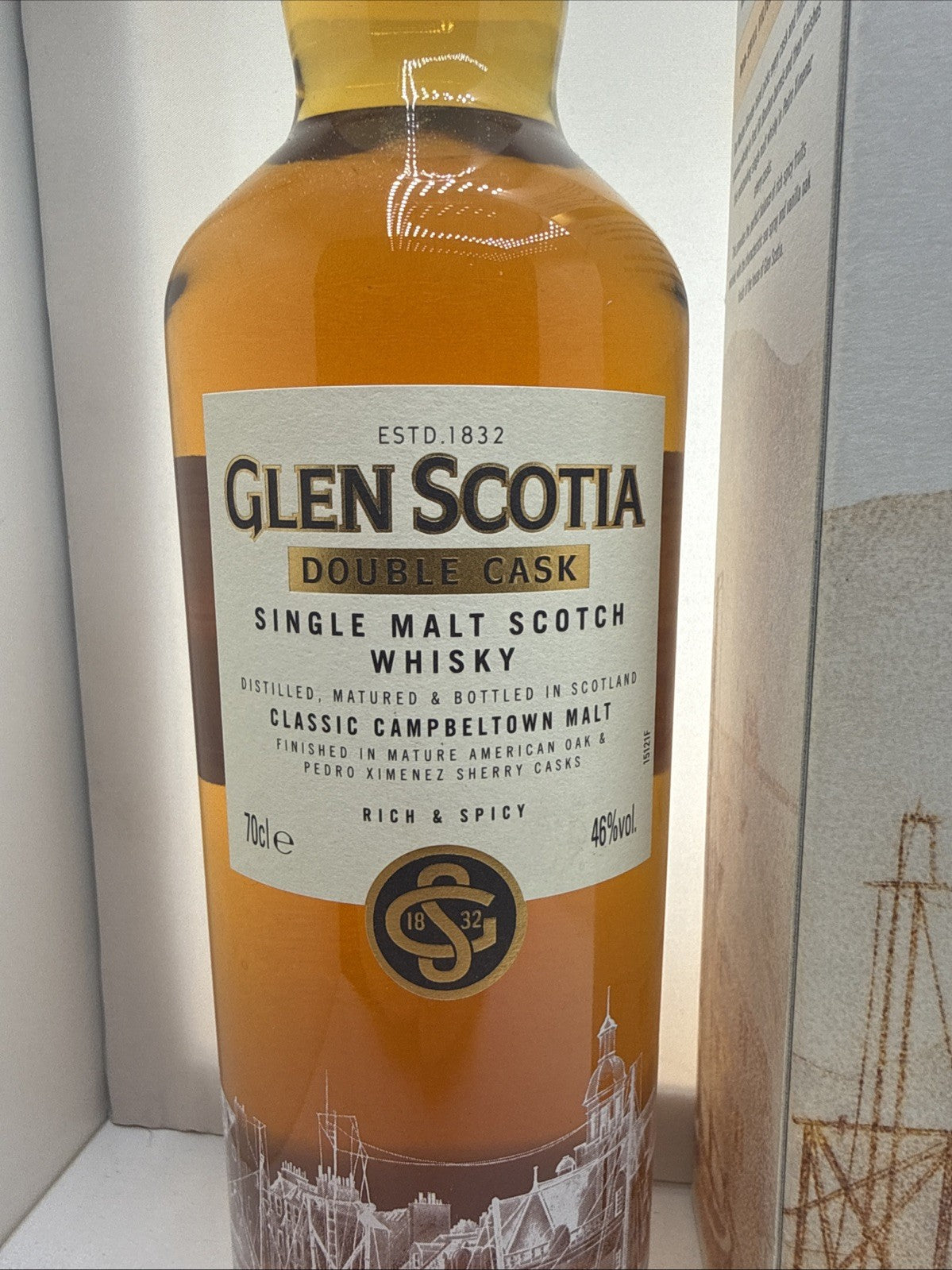 Glen Scotia Double Cask Campbeltown Whisky 70cl 46% Boxed
