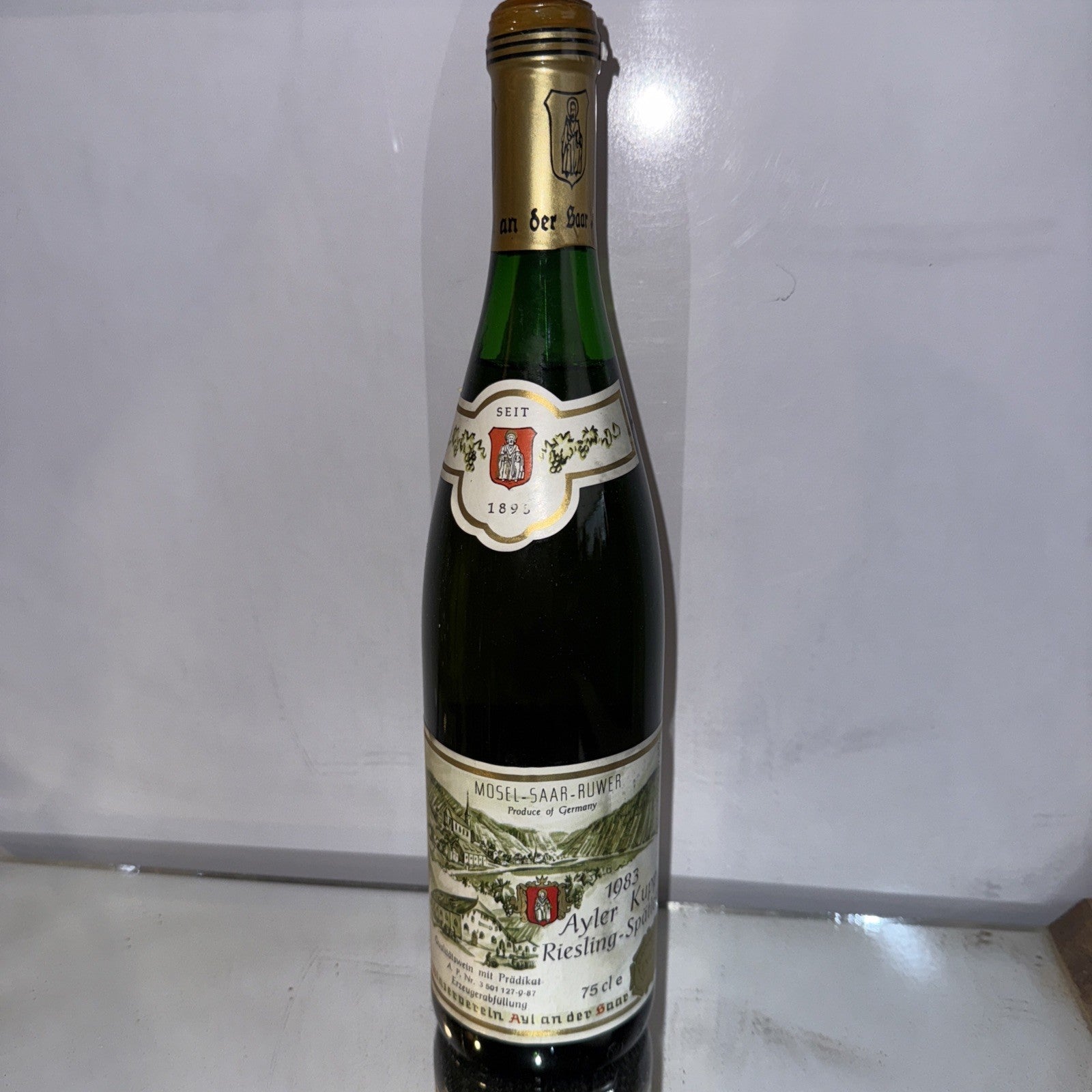 1983 Auler Kueser Riesling Spätlese German White Excellent