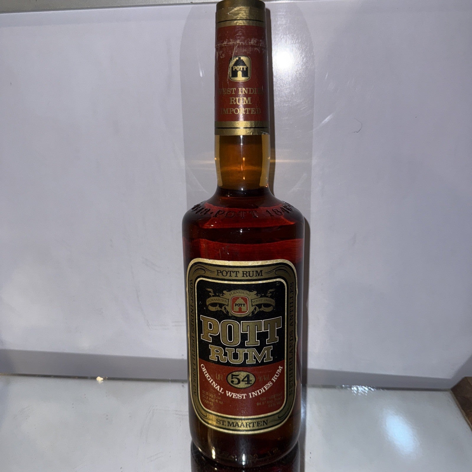 Pott Rum Original (also known as “Der Gute Pott Echter Übersee Rum”) 1970s Bottl