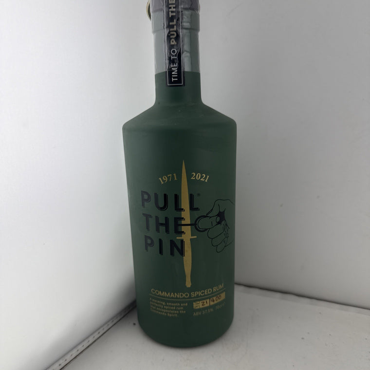 Pull The Pin Commando Spiced Rum one of only 400 bottles ever made