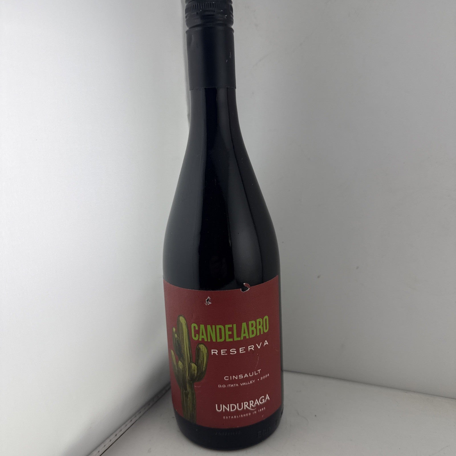 Undurraga Candelabro Reserva Cinsault 2024 Chilean Red Wine 75cl