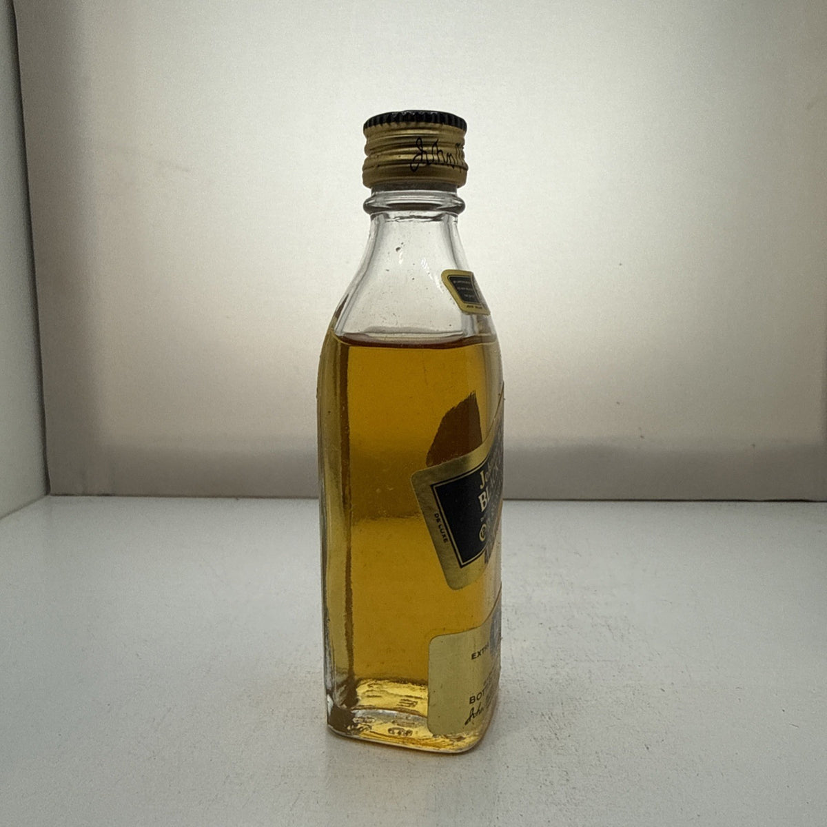 Vintage Johnnie Walker Black Label 12yo — 5cl Blended Scotch Miniature — Classic