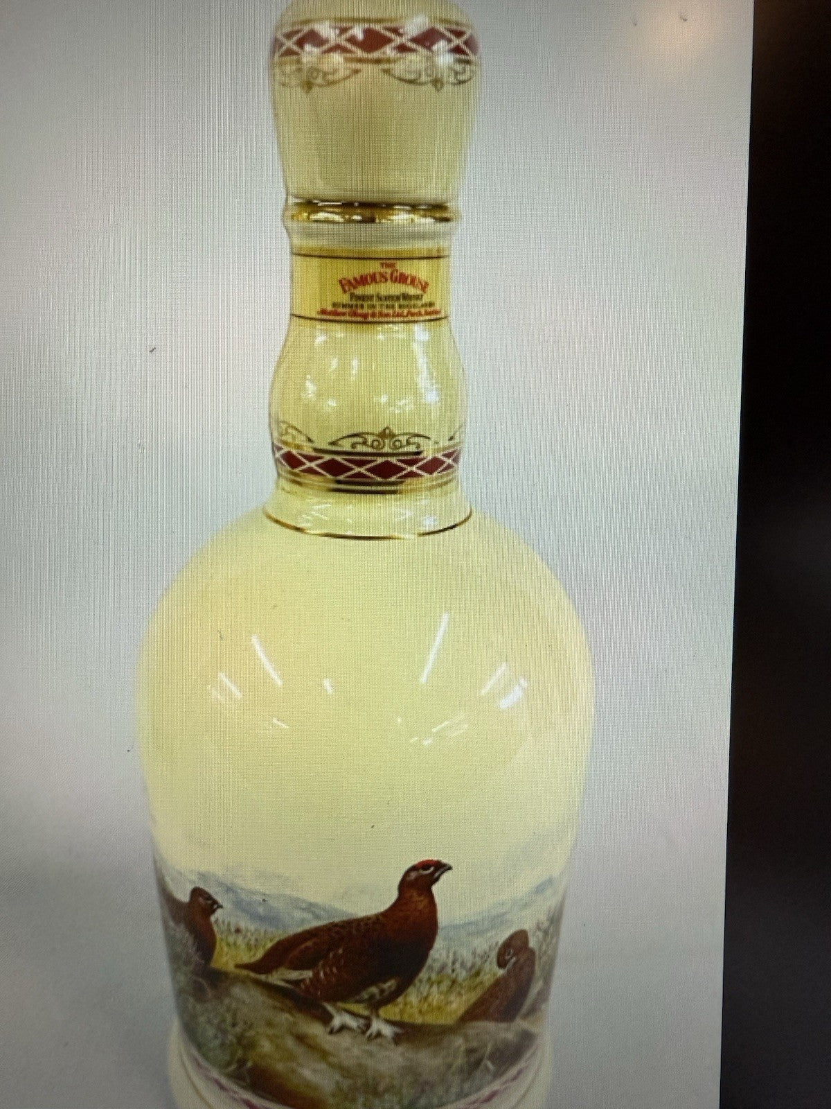 Famous Grouse Full Decanter In Original Box From 1996  One Of 500 Produced