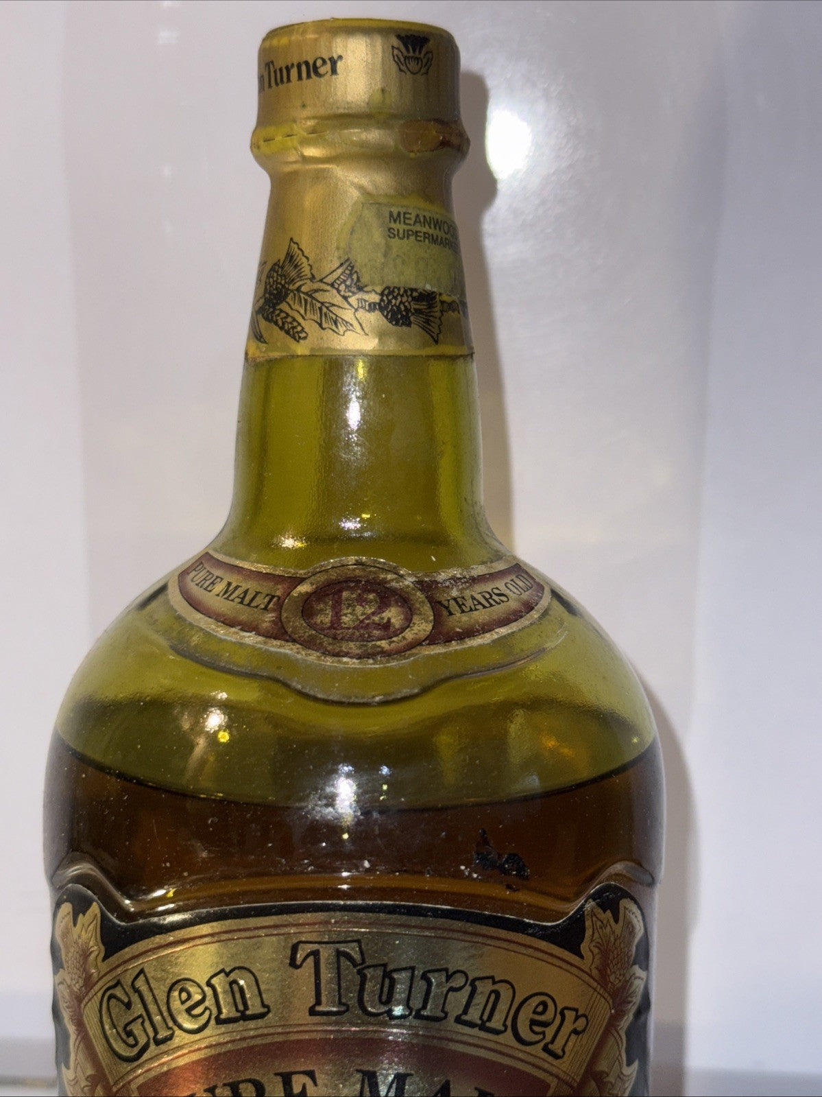 Glen Turner Pure Malt 12 Years Late 1980s Early 80s