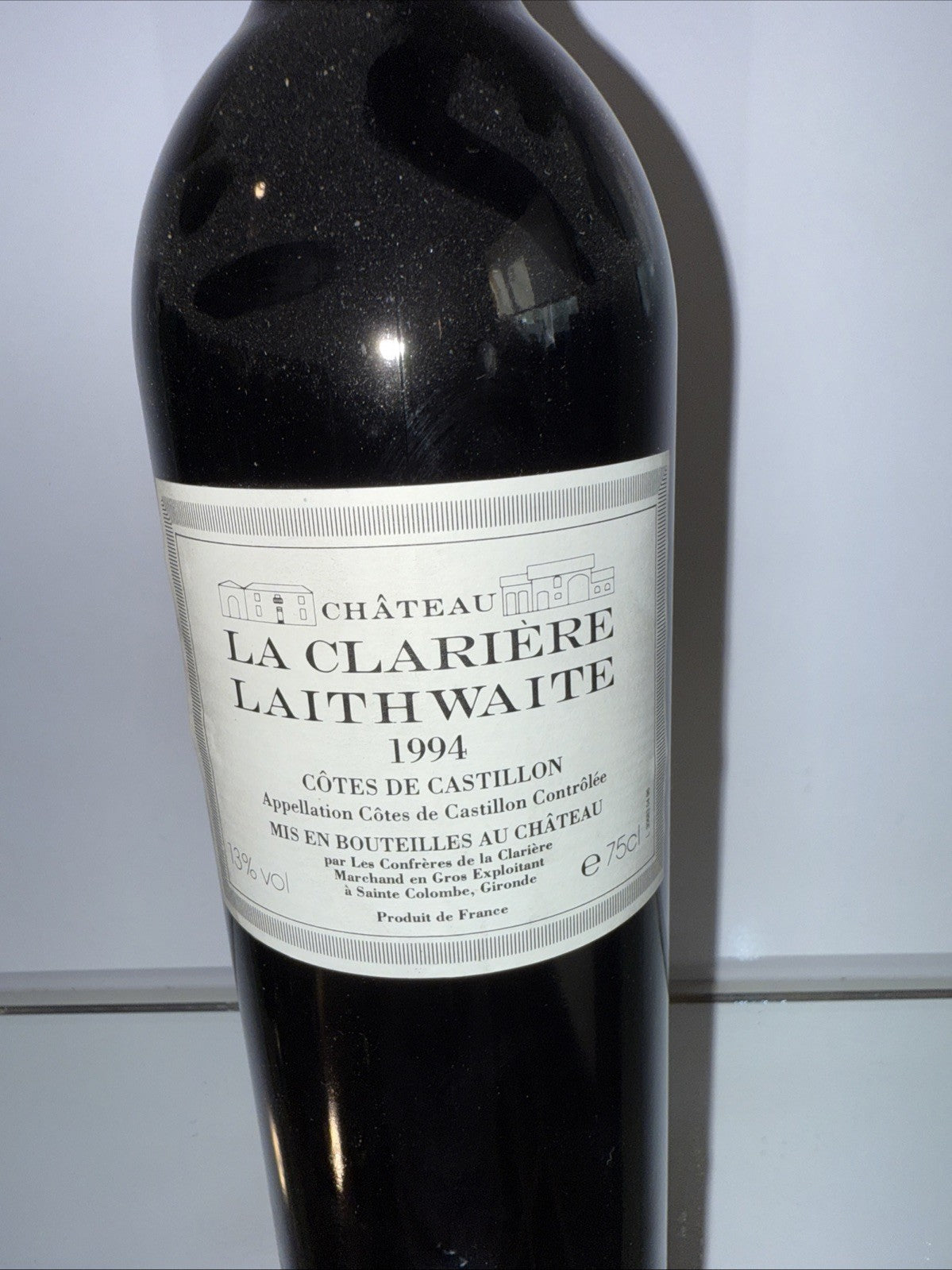Chateau La Clariere 1994 Cotes De Castillon