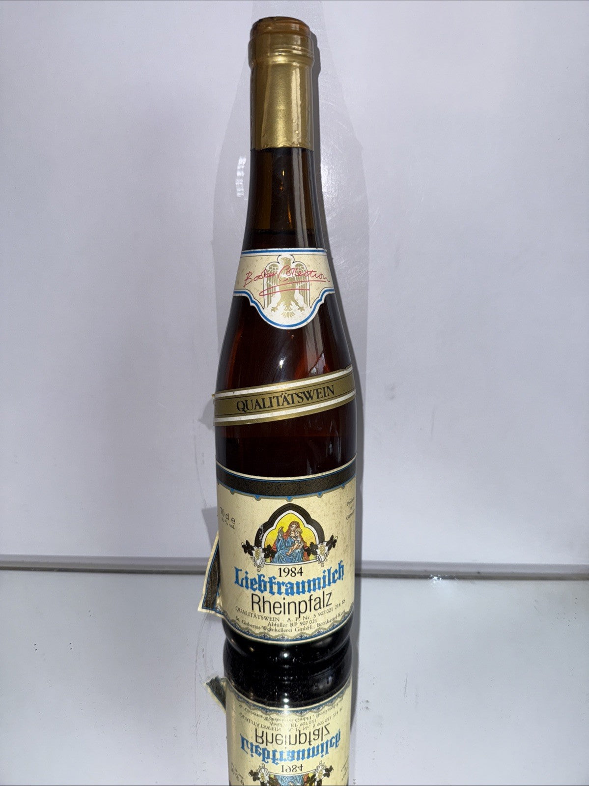 Rheinpfalz Liebfraumilch 75CL 1984 GERMANY Vintage White
