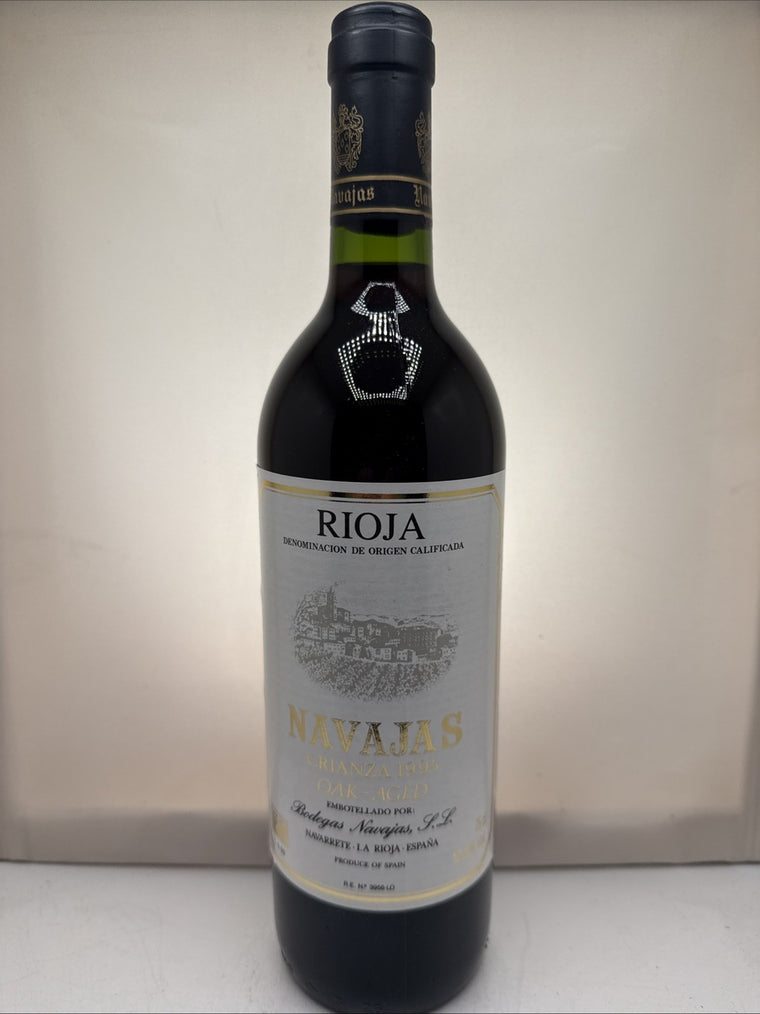 Navajas Crianza 1995 — Rioja DOCa — Oak-Aged — Tempranillo — Fully Mature —