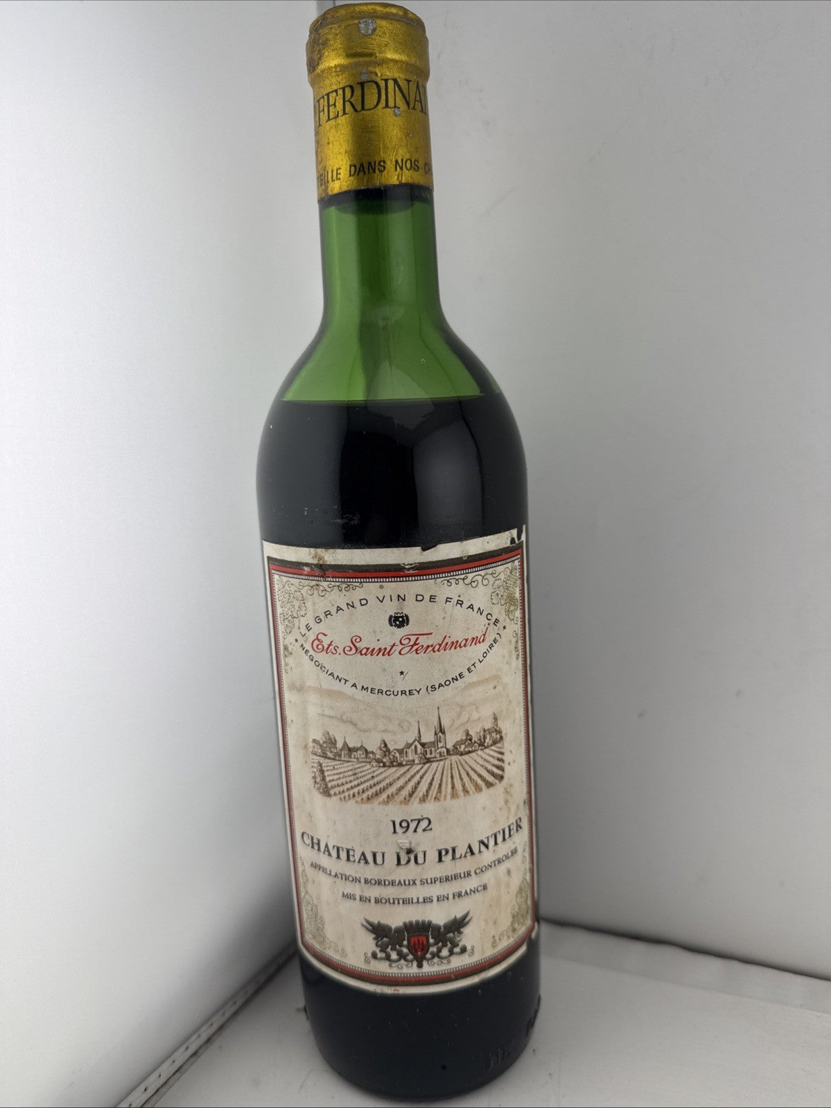 1972 Château du Plantier Bordeaux Supérieur Vintage French Wine 75cl