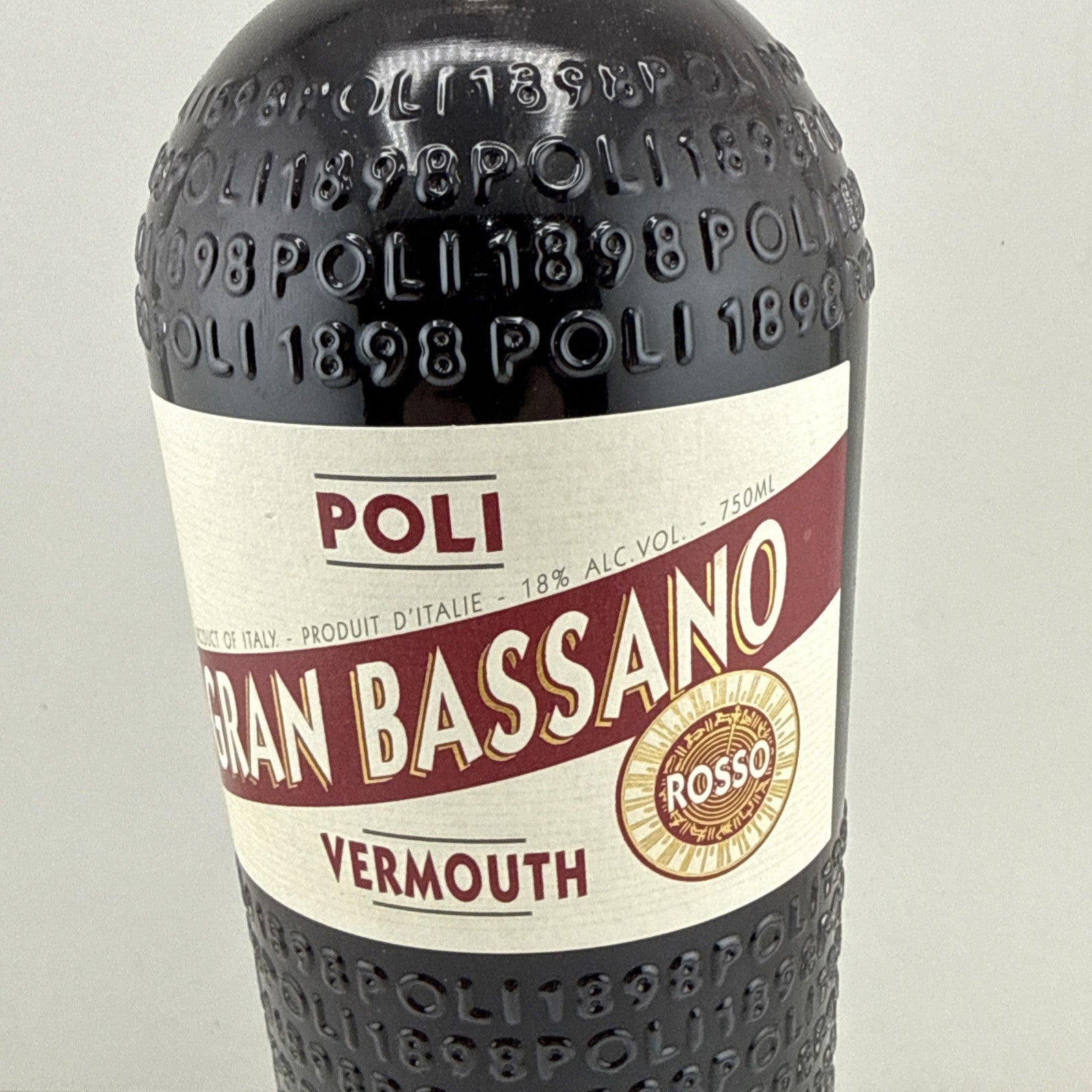 Poli Gran Bassano Rosso Vermouth 75cl Italy c.1980s