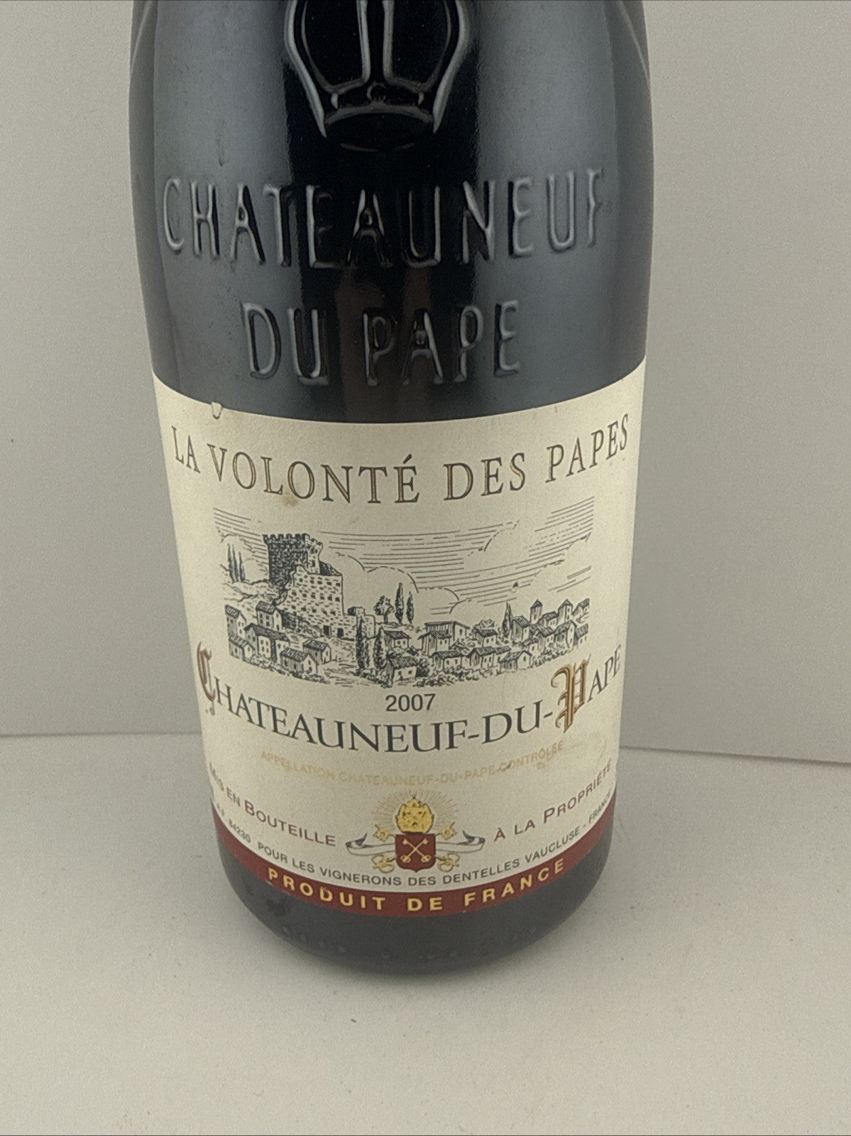 Chateauneuf du Pape 2007 La Volonté des Papes Rhône Red Wine 75cl