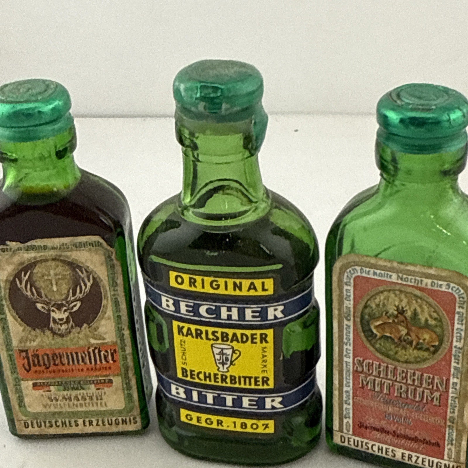 Vintage German & Czech Liqueur Miniatures – Inc Jägermeister