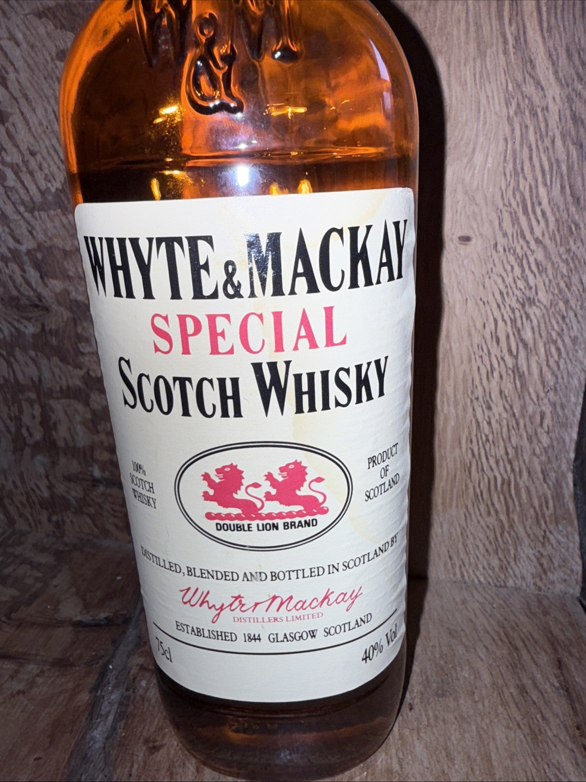 Whyte and Mackay Special scotch whisky 1980s