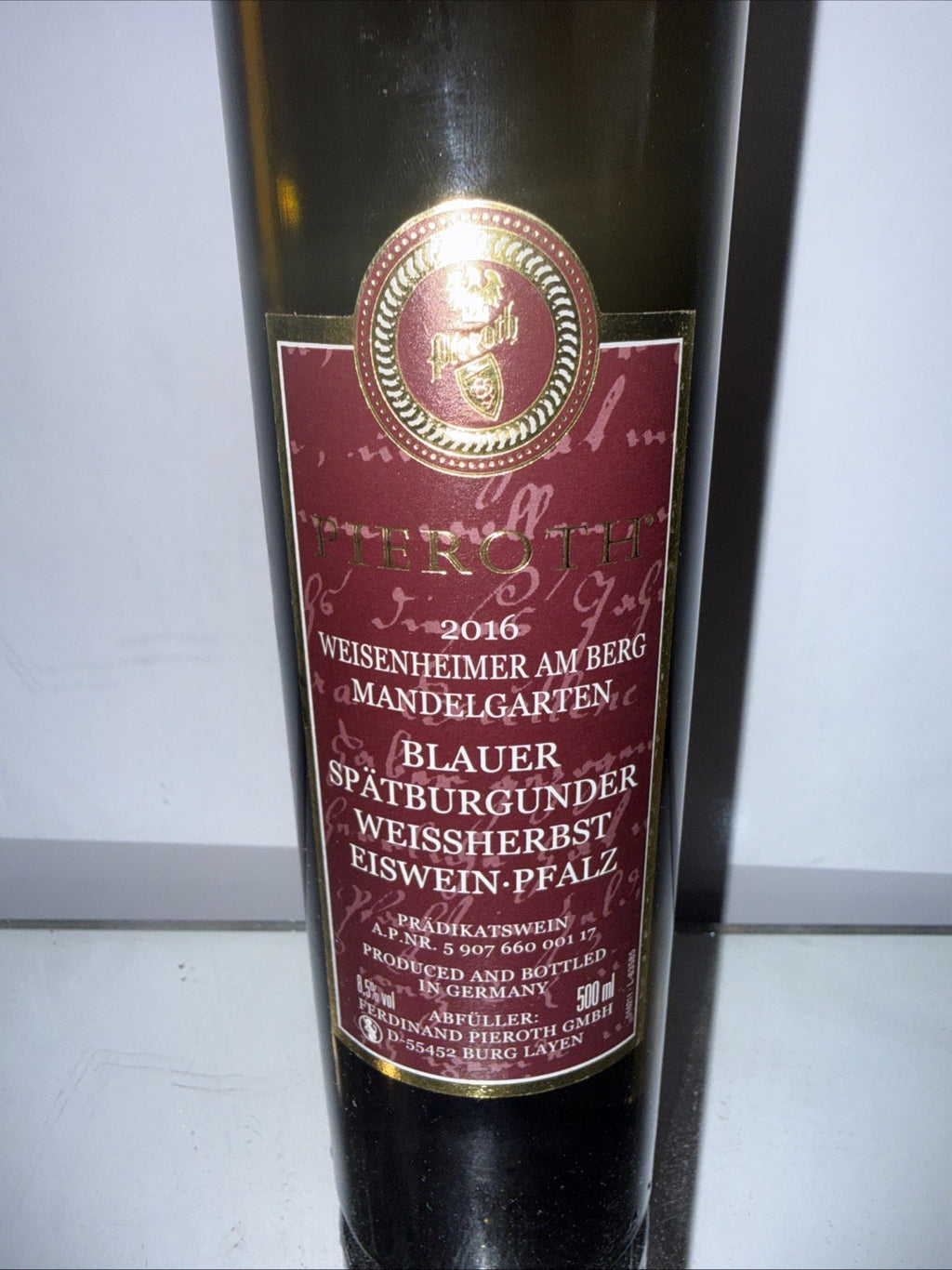 Pieroth Weisenheimer Am Berg Mandlgarten Spätburgunder Ice wine  2016