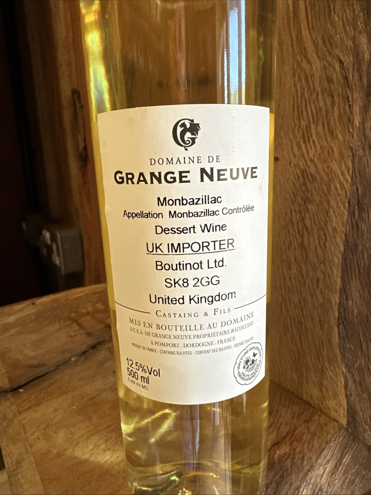domaine de grange neuve monbazillac 2019 500ml
