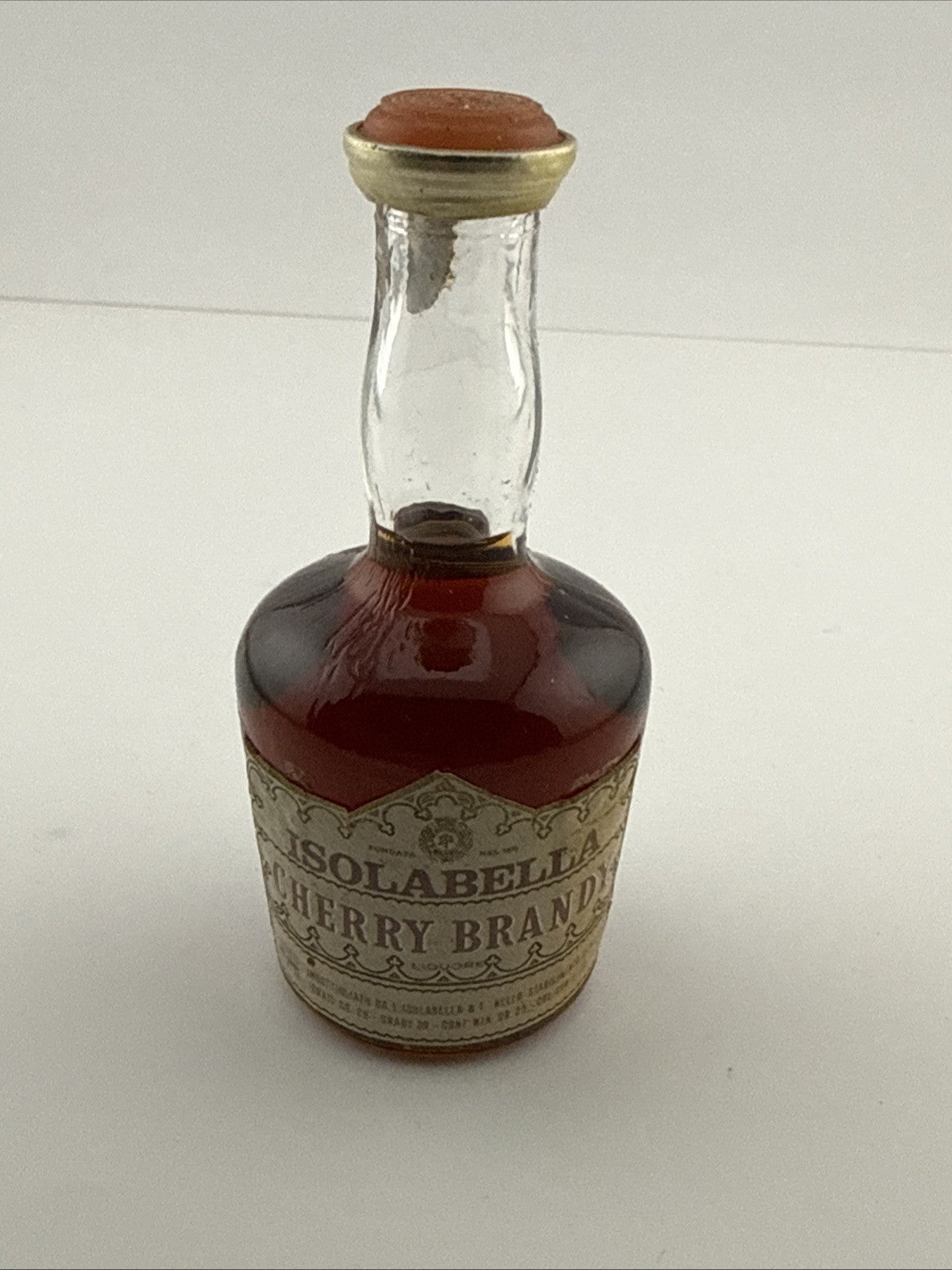 Isolabella Sherry Brandy Miniature c.1950s–60s Italian Vintage