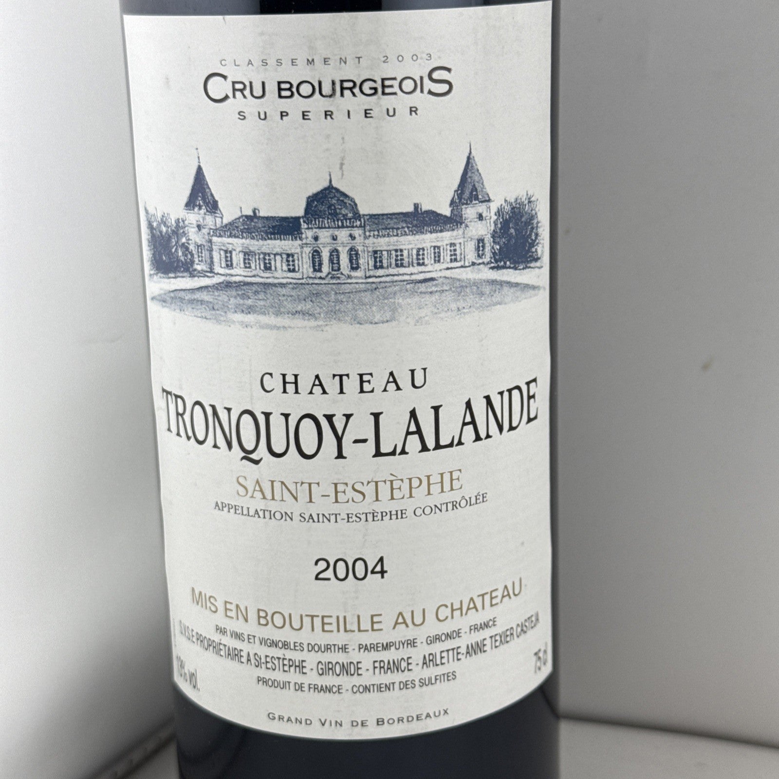 Château Tronquoy-Lalande 2004 Saint-Estèphe Cru Bourgeois Supérieur, 75cl.