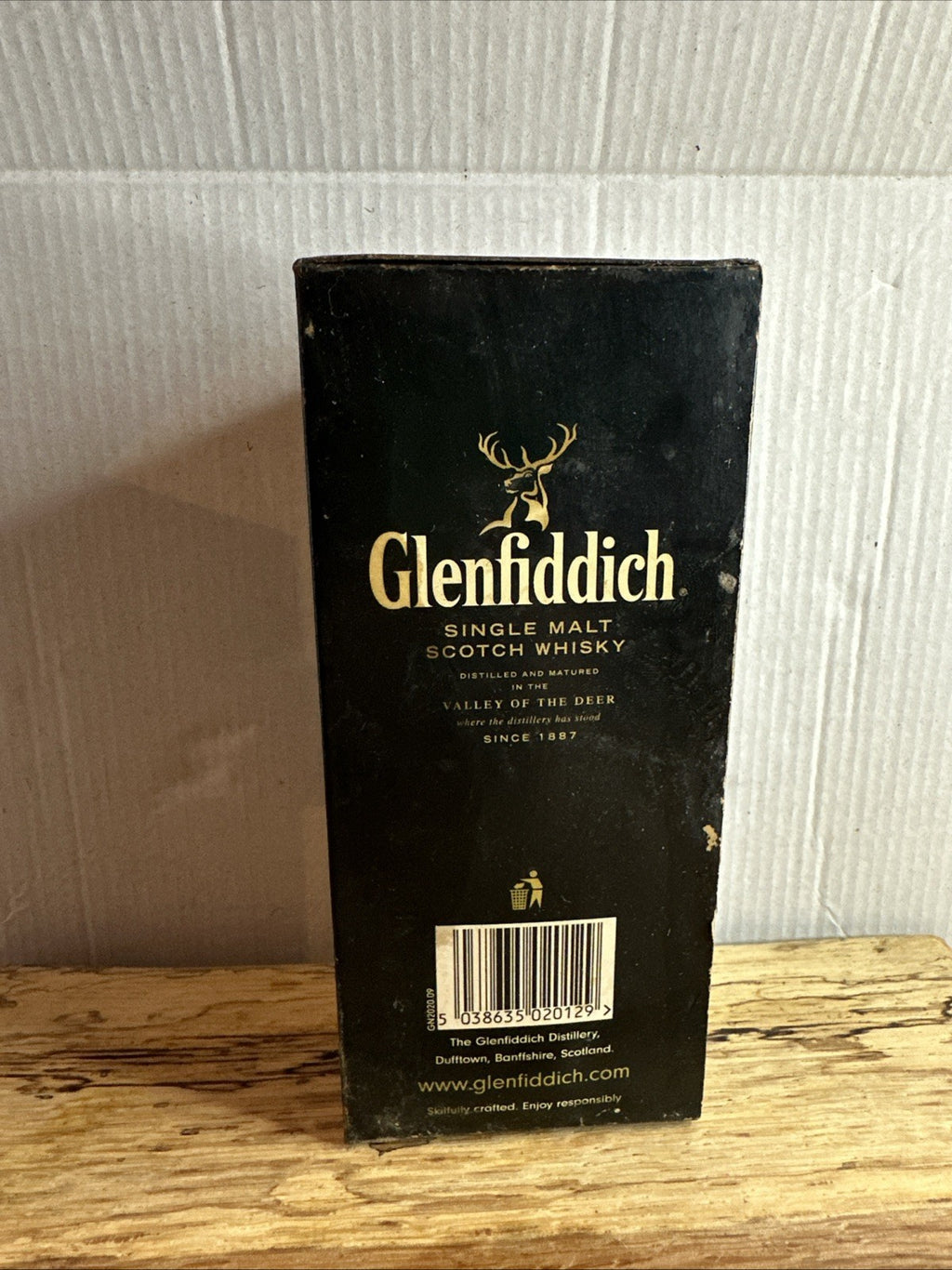 Glenfiddich 12 Year Old Single Malt Scotch Whisky Miniature Boxed
