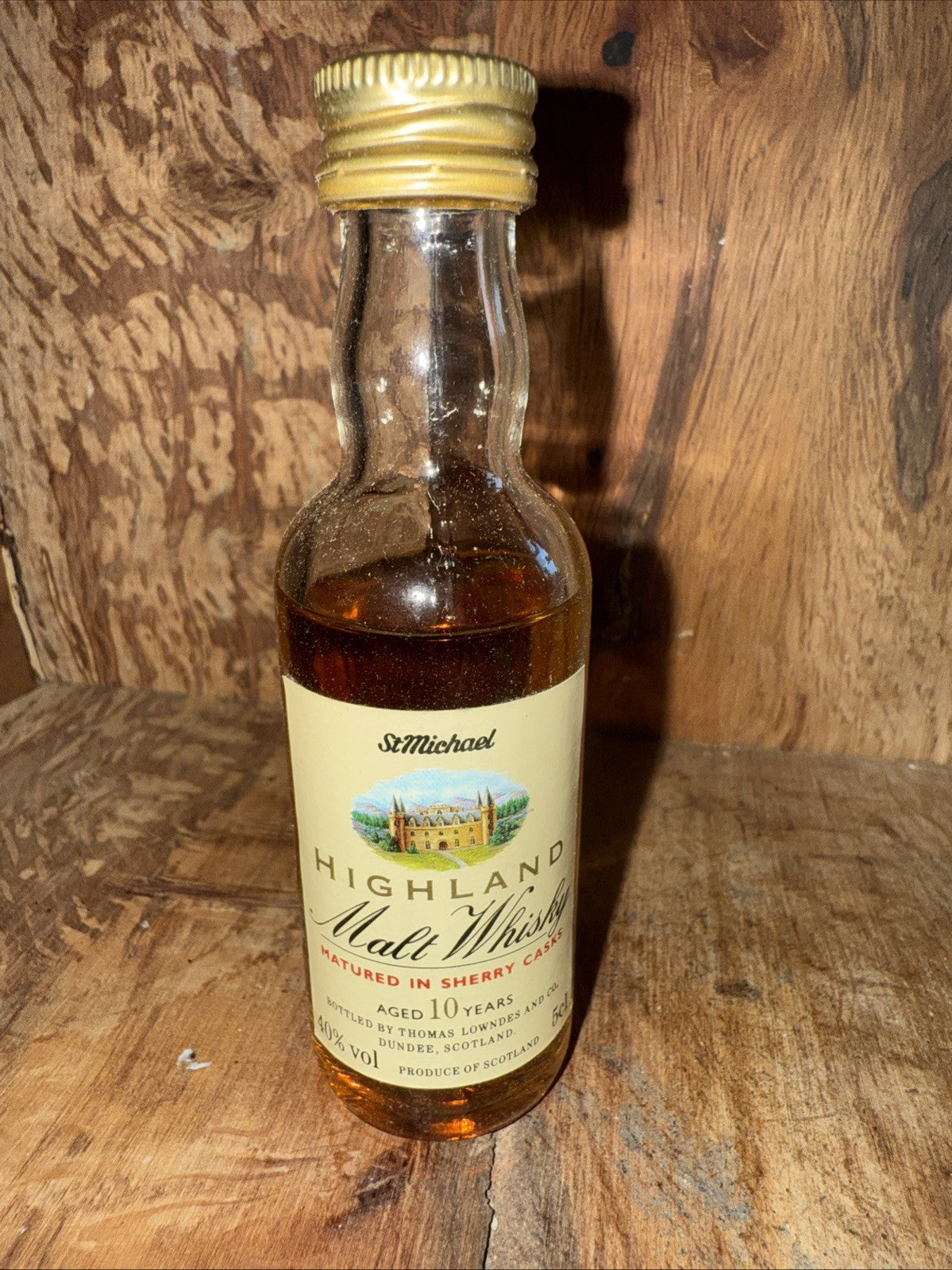 M&S Highland 10 Year Single malt Miniature Matured In Sherry Cask