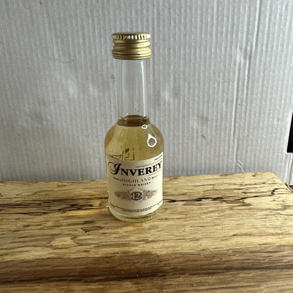 Inverey 12 Year Old Highland Single Malt Scotch Whisky miniature