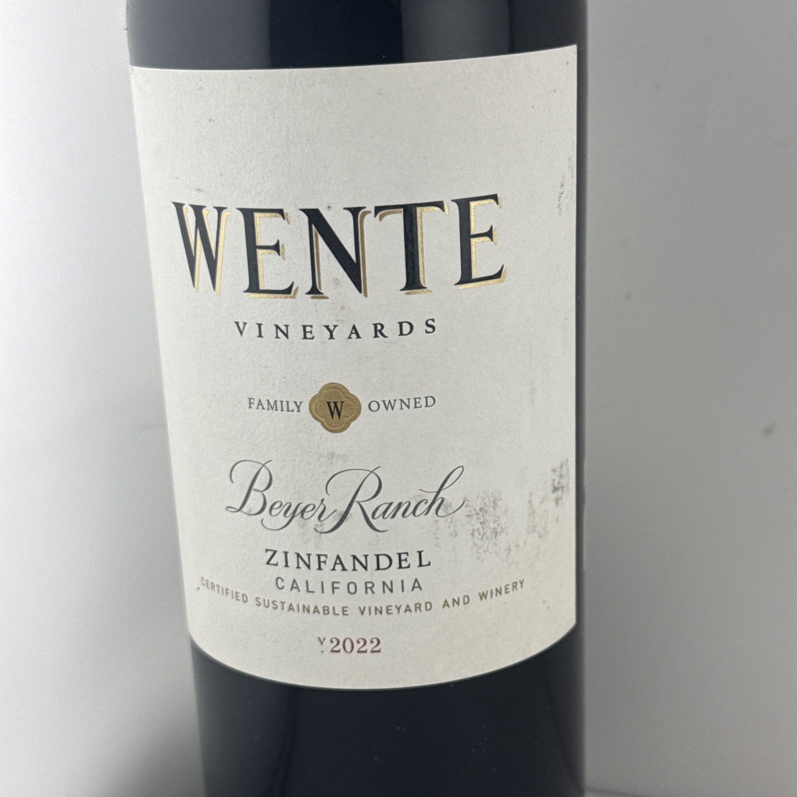 2022 Wente Beyer Ranch Zinfandel California Red Wine 75cl