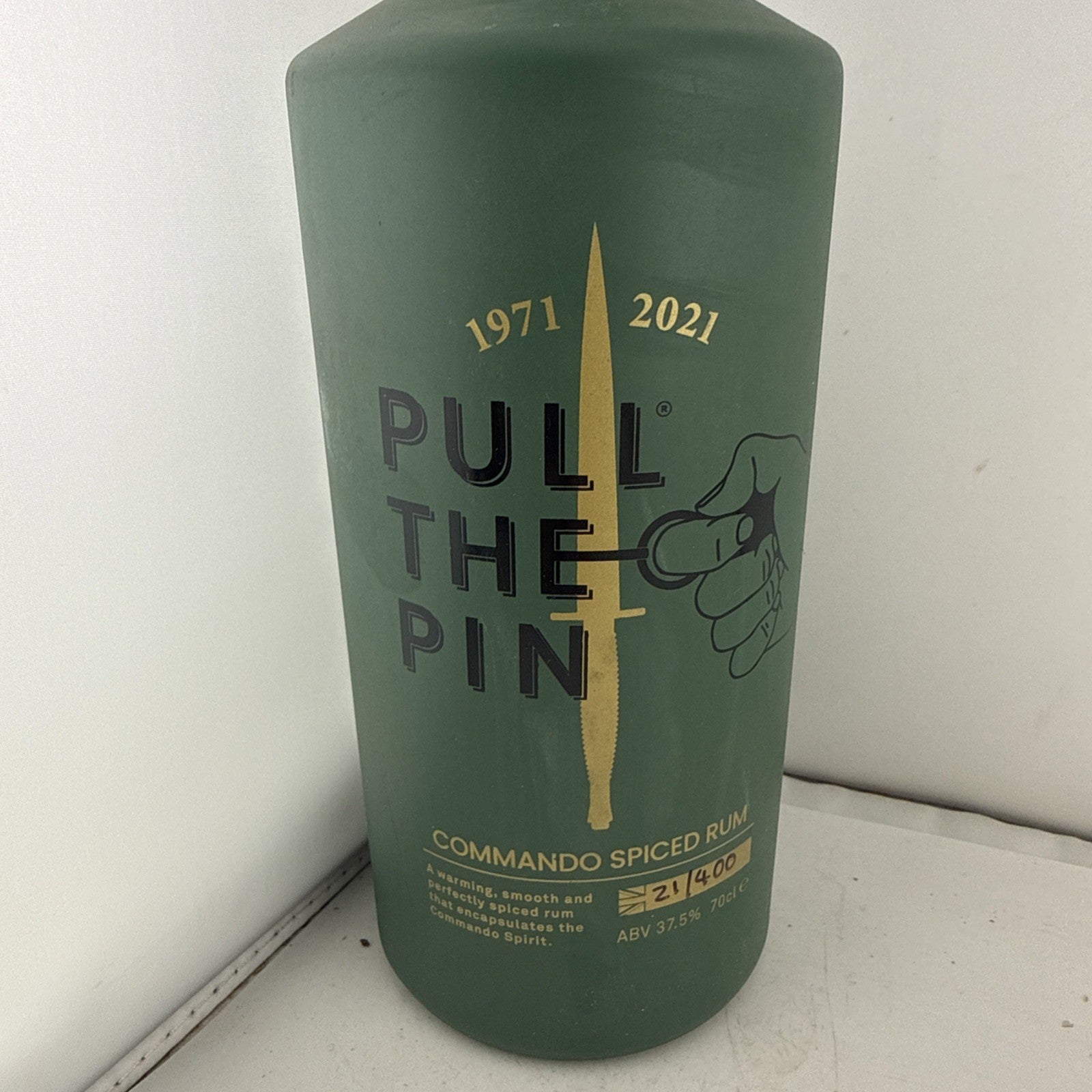 Pull The Pin Commando Spiced Rum one of only 400 bottles ever made