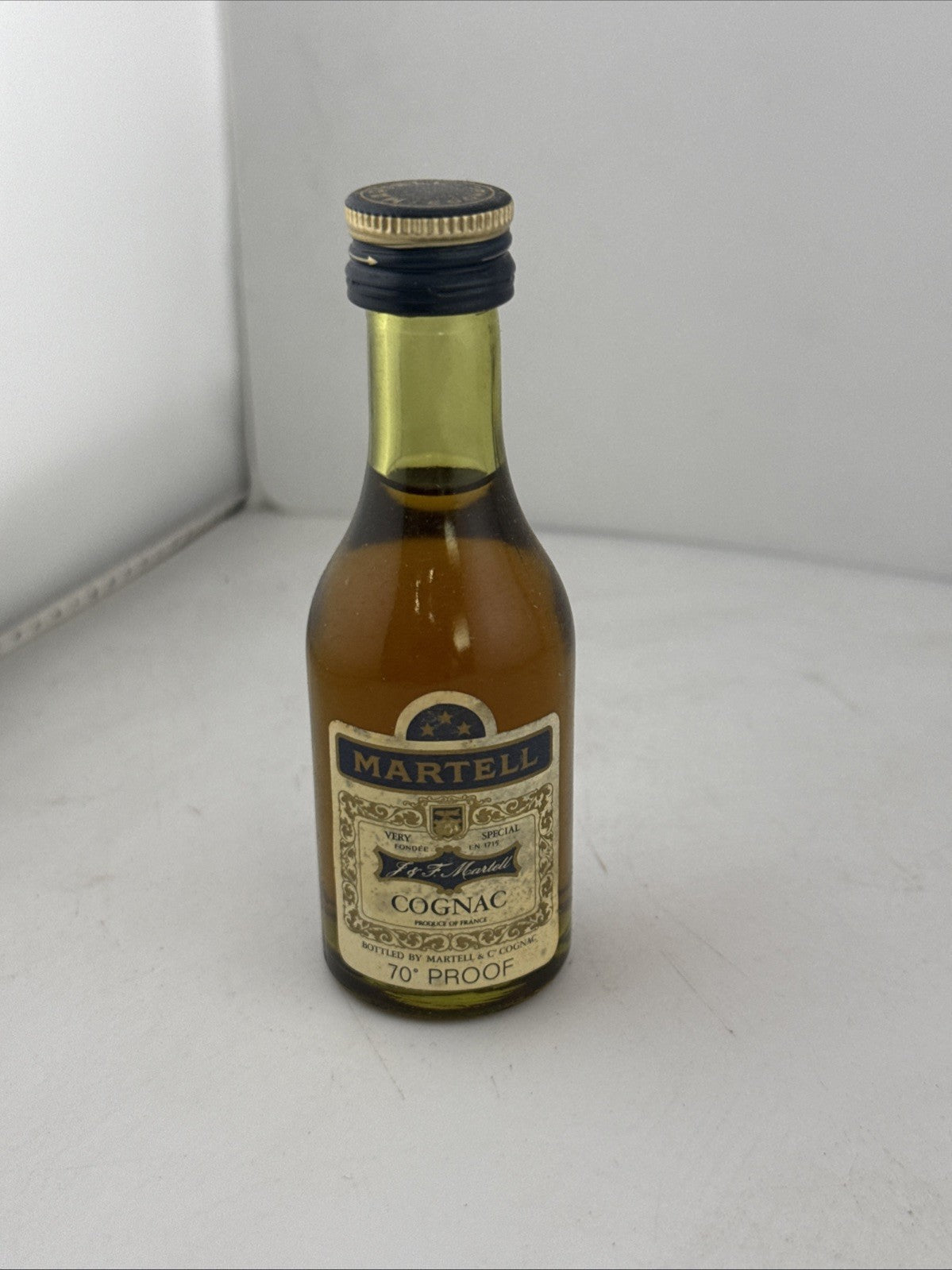 Martell VS Cognac Miniature 5cl 70 Proof Vintage 1970s/80s