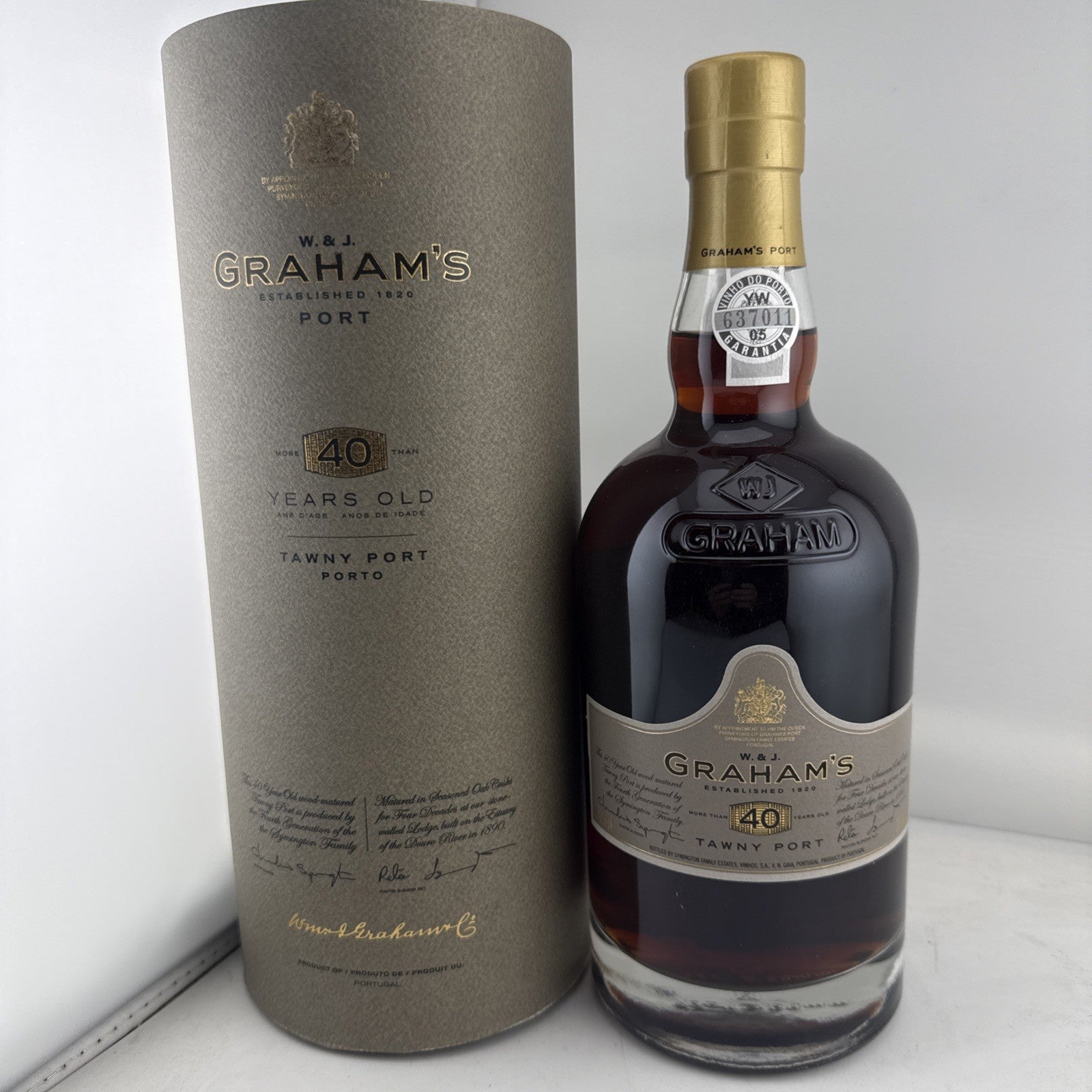 Graham’s 40 Year Old Tawny Port 75cl 20% ABV In Presentation Tube