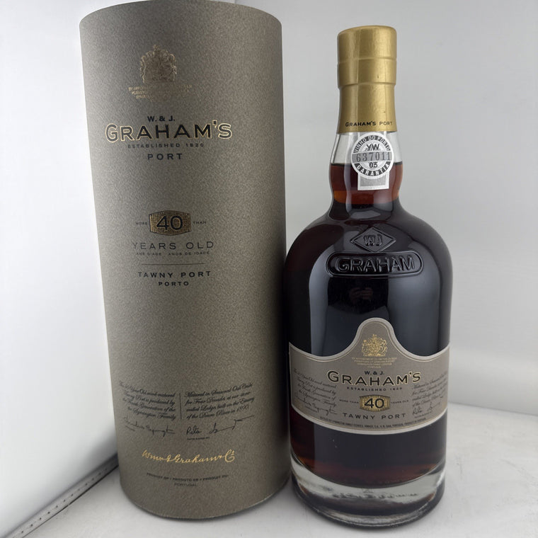 Graham’s 40 Year Old Tawny Port 75cl 20% ABV In Presentation Tube