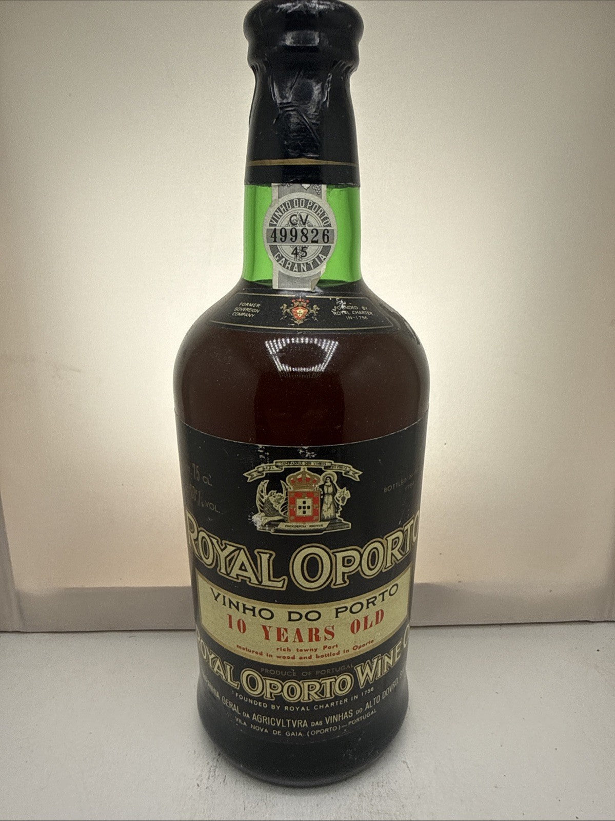 Royal Oporto 10‑Year‑Old Tawny Port, c.1980s bottling