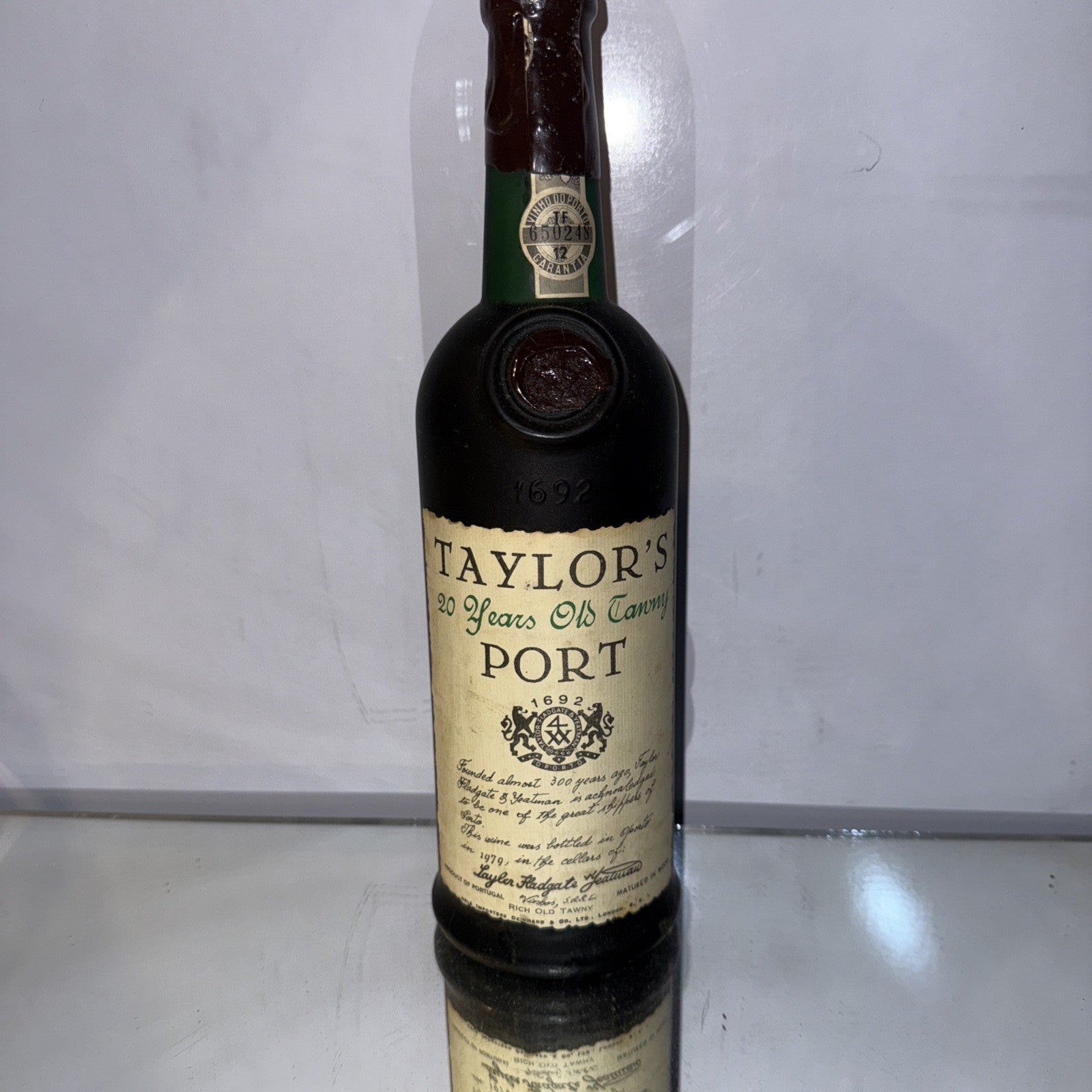 Taylor's 20 Year Old Vintage Port Bottled 1979