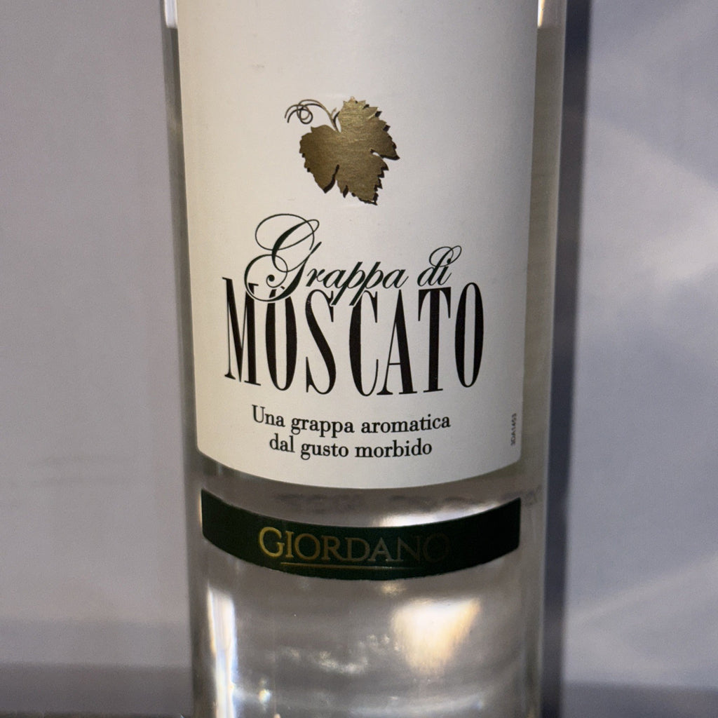 Grappa di Moscato by Giordano 40% Abv 50 Cl