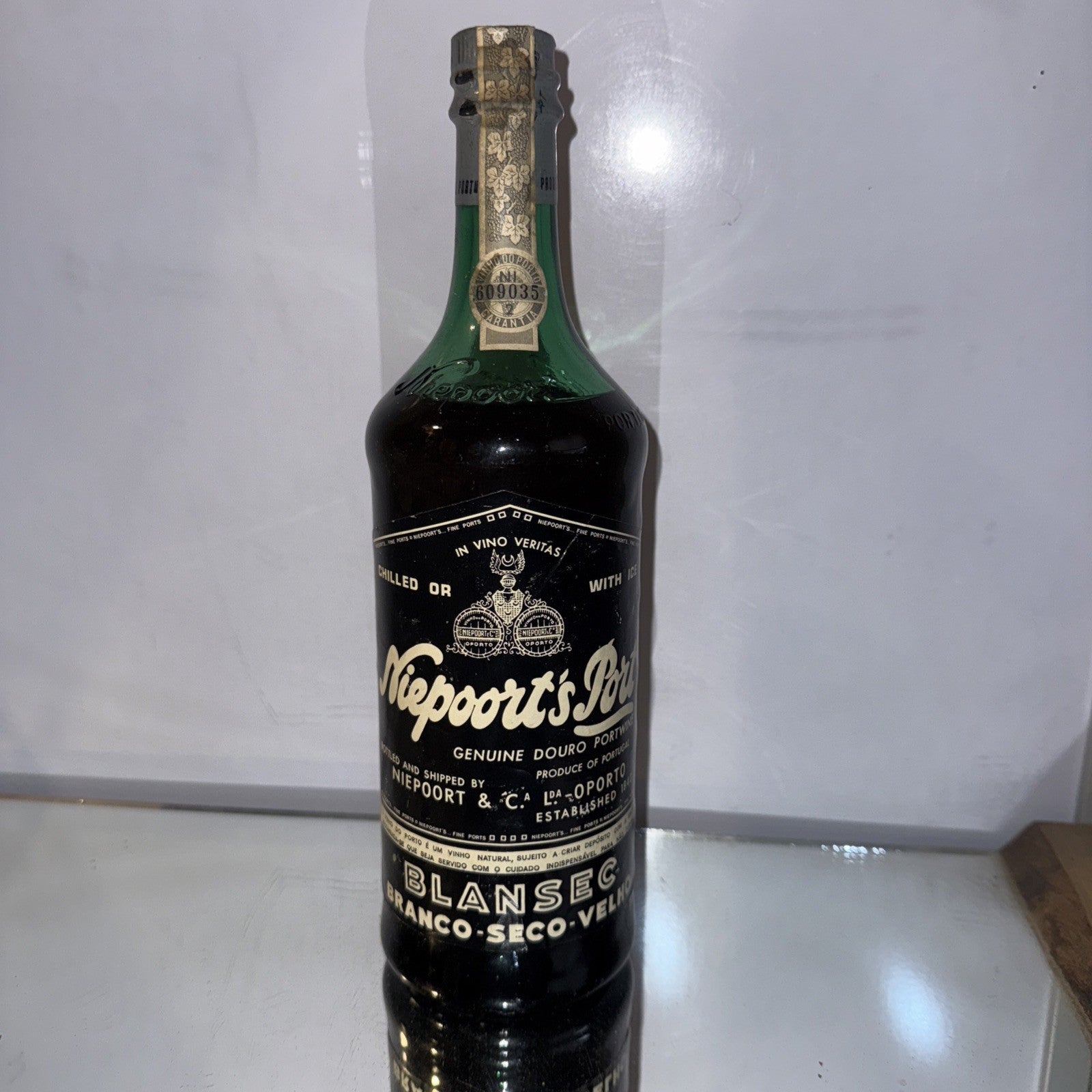 Niepoort’s White Port (Porto Branco Seco Velho – dry) Late 1960s Early 70s