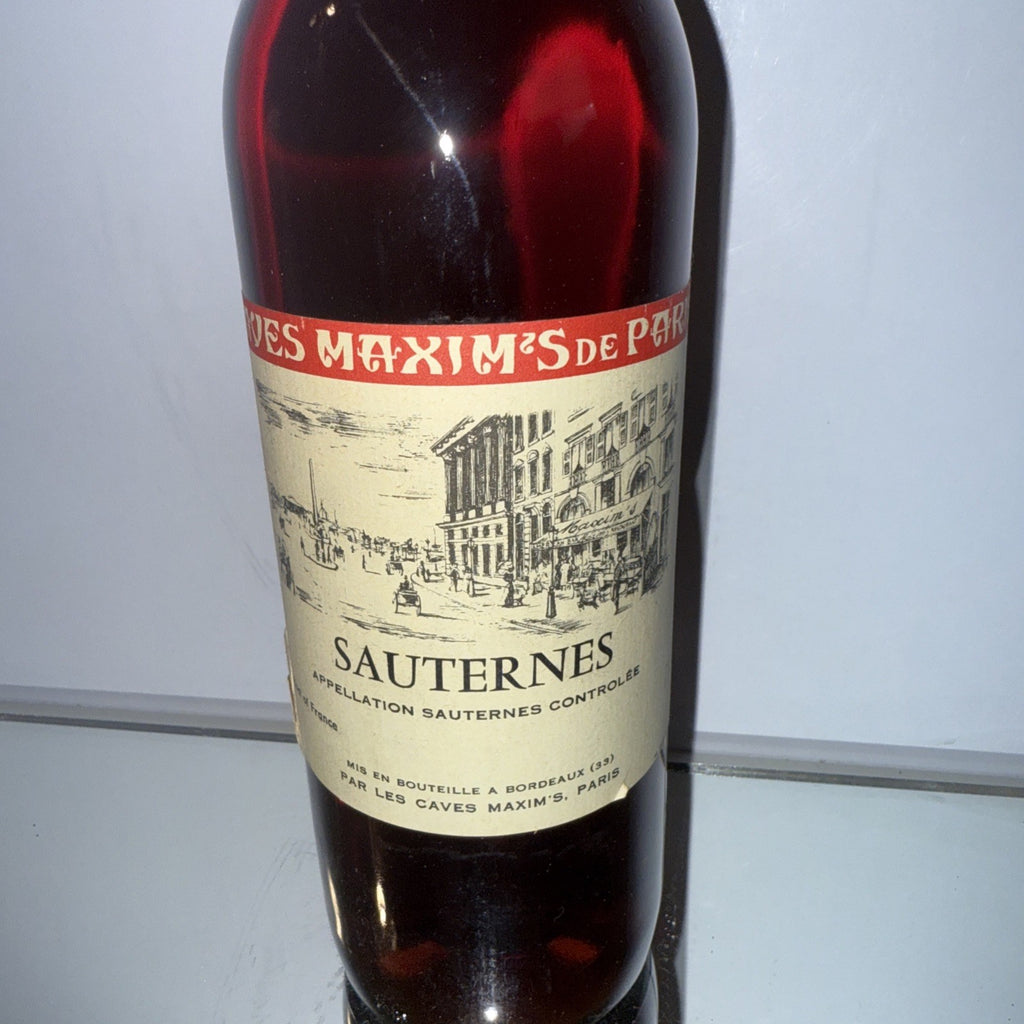 Caves Maxim De Paris 1976(?) Sauternes ( Post 75 Pre 79 Based On Cork/label Etc)