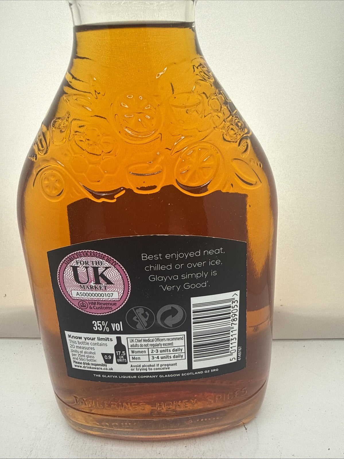 Glayva Scotch Liqueur — 50cl 35% — Honey Spice Tangerine