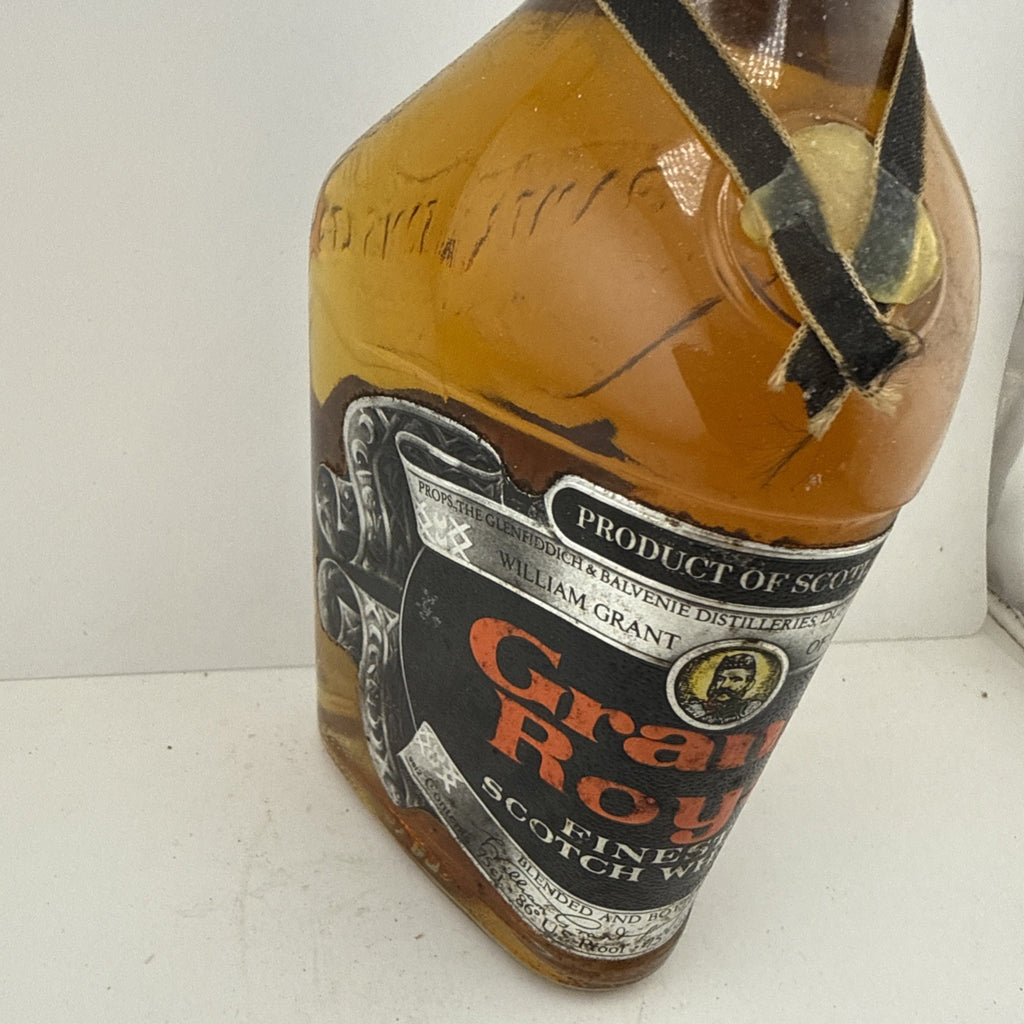 Grant’s Royal 12 Year Old Scotch Whisky 70 Proof Foil Open But Intact  c.1960s