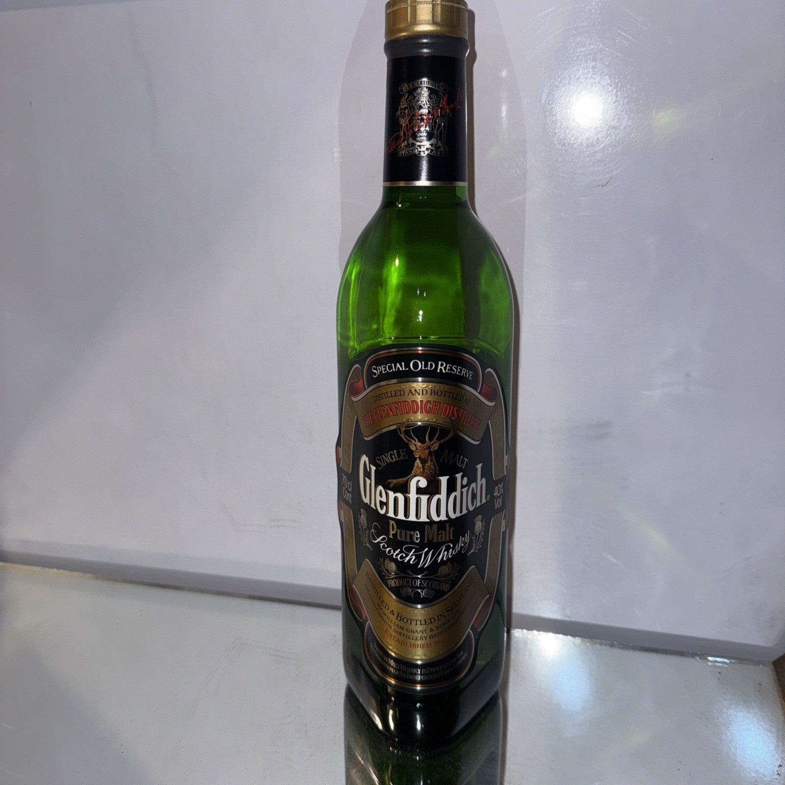 Glenfiddich Pure Malt Special Old Reserve Bottled 1980s/90s Boxed