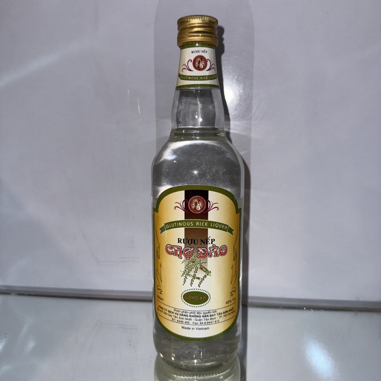 Rượu Nếp Cẩm Đảo (Glutinous Rice Liqueur) from Long An, Vietnam 45%