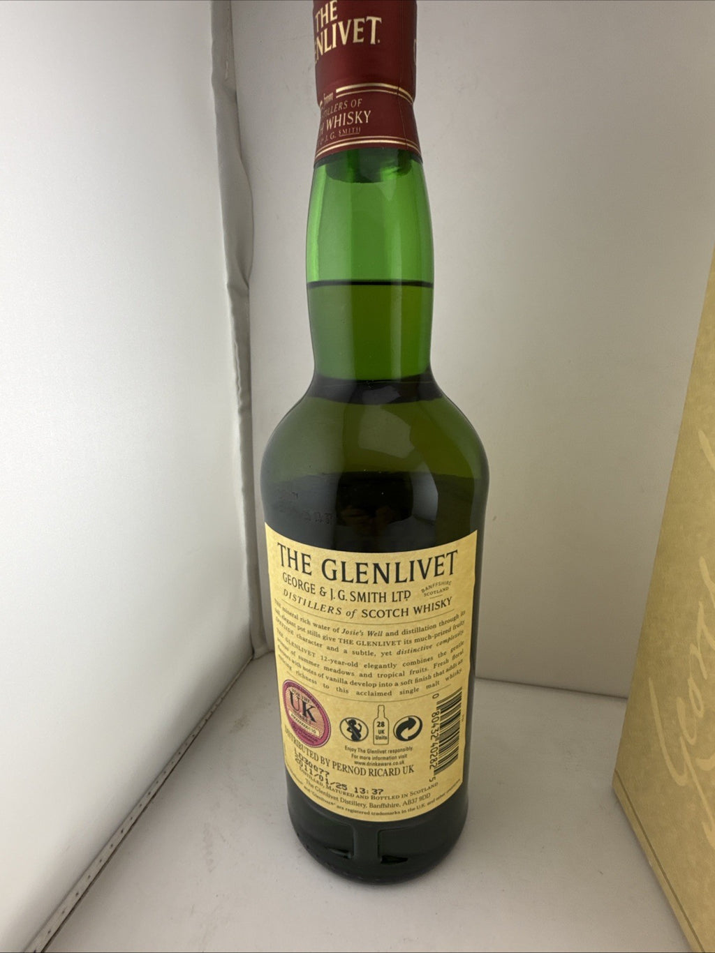 The Glenlivet 12 Year Old Single Malt Scotch Whisky 70cl With Box