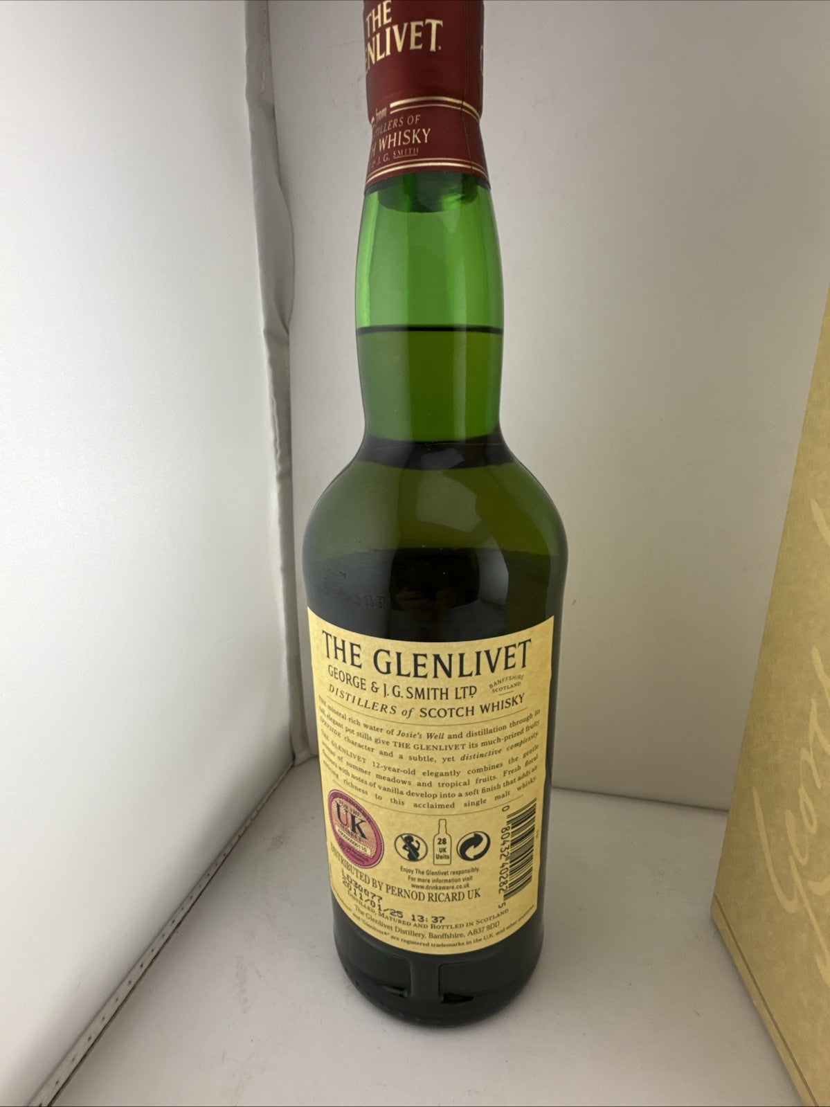 The Glenlivet 12 Year Old Single Malt Scotch Whisky 70cl With Box
