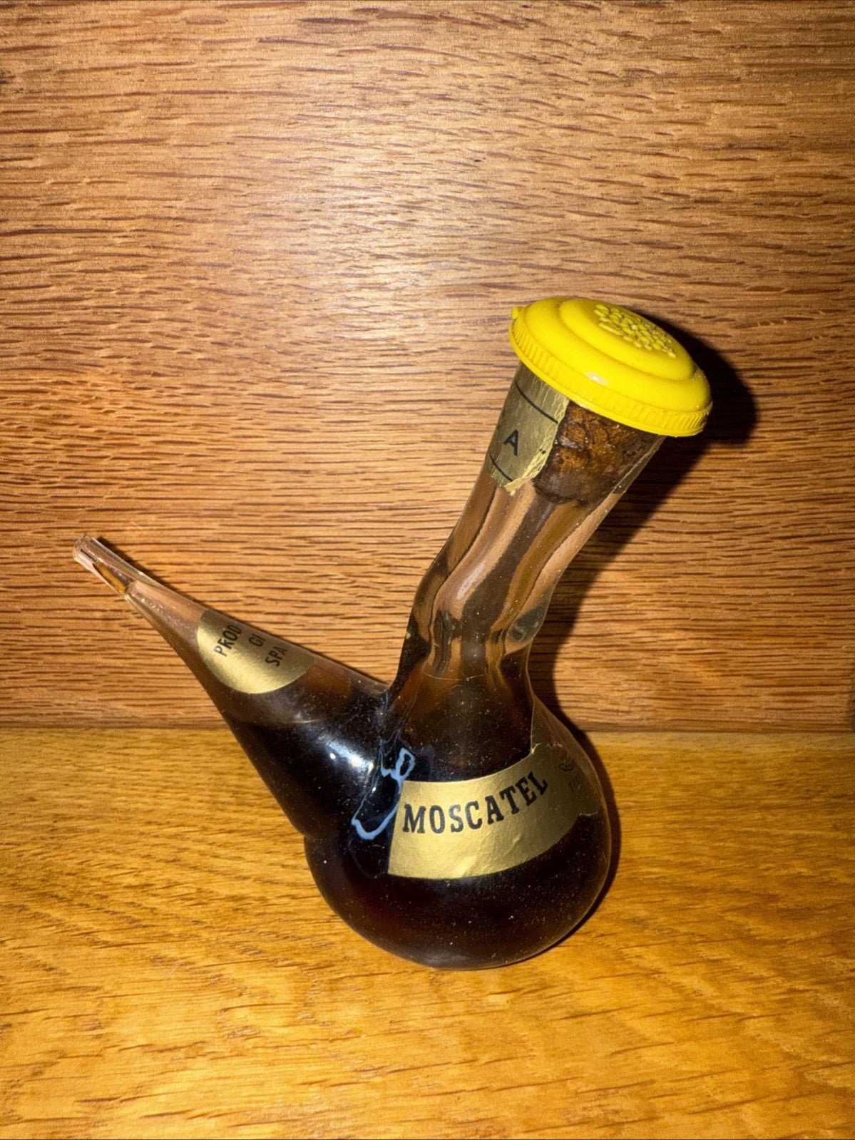 vintage miniature Moscatel porron