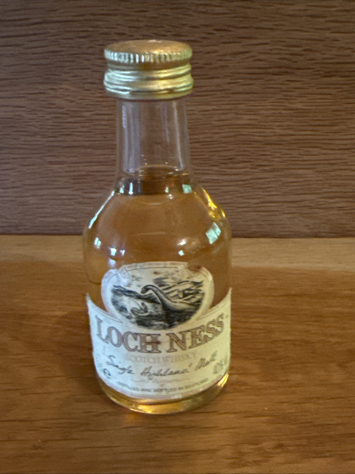 Loch Ness Single Highland Malt Scotch Whisky Miniature full 1990s