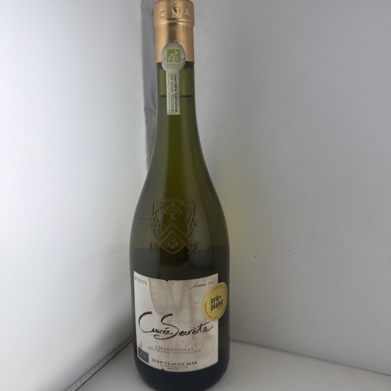 2024 Jean-Claude Mas Cuvée Secrète Chardonnay Organic 75cl