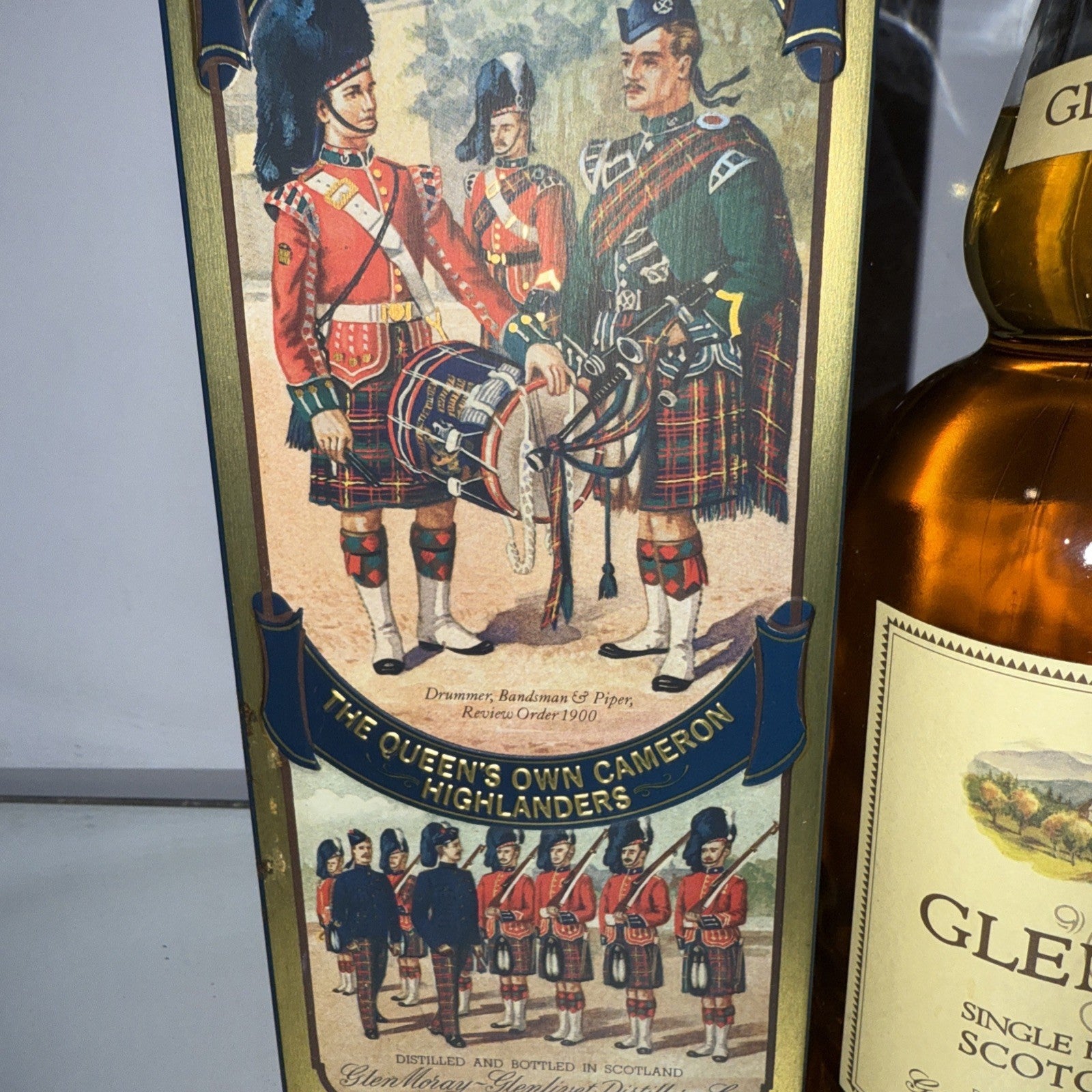 Glen Moray 12 Years Old Single Highland Malt Scotch Whisky (40% ABV, 70cl) 1980s