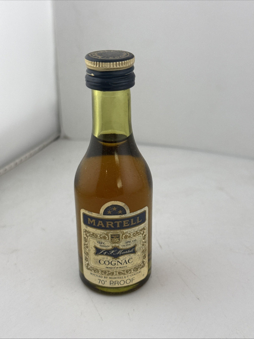 Martell VS Cognac Miniature 5cl 70 Proof Vintage 1970s/80s