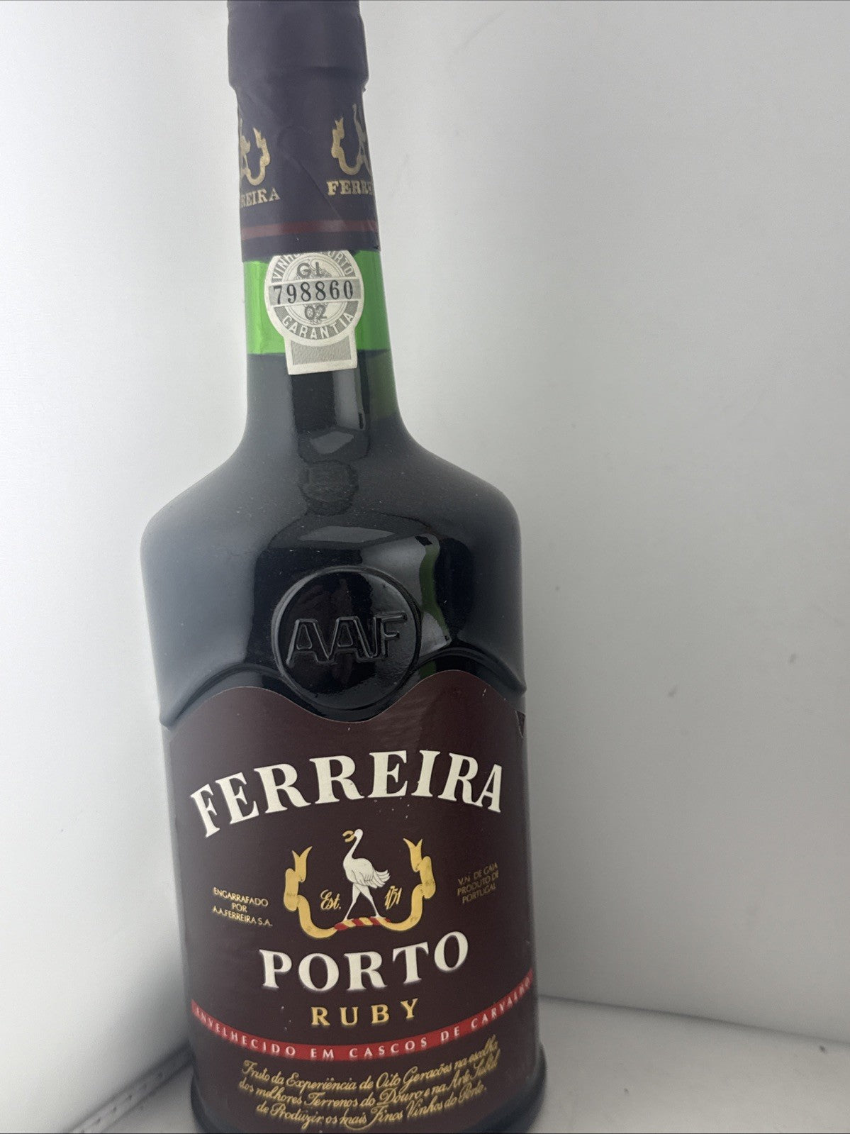 Ferreira Ruby Porto 2002 Bottling 75cl Old Presentation