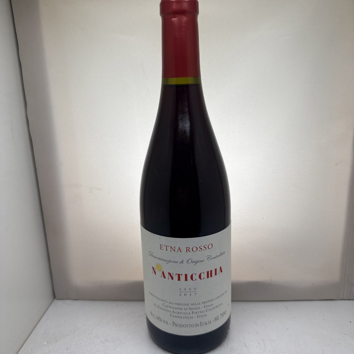 N'Anticchia Etna Rosso 2017 · Pietro Caciorgna · Sicily Volcanic Red · 75cl ·