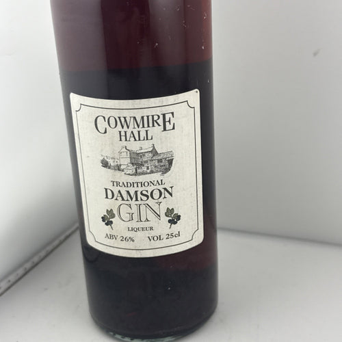Vintage Cowmire Hall Damson Gin Liqueur 25cl 26% ABV c.1990s